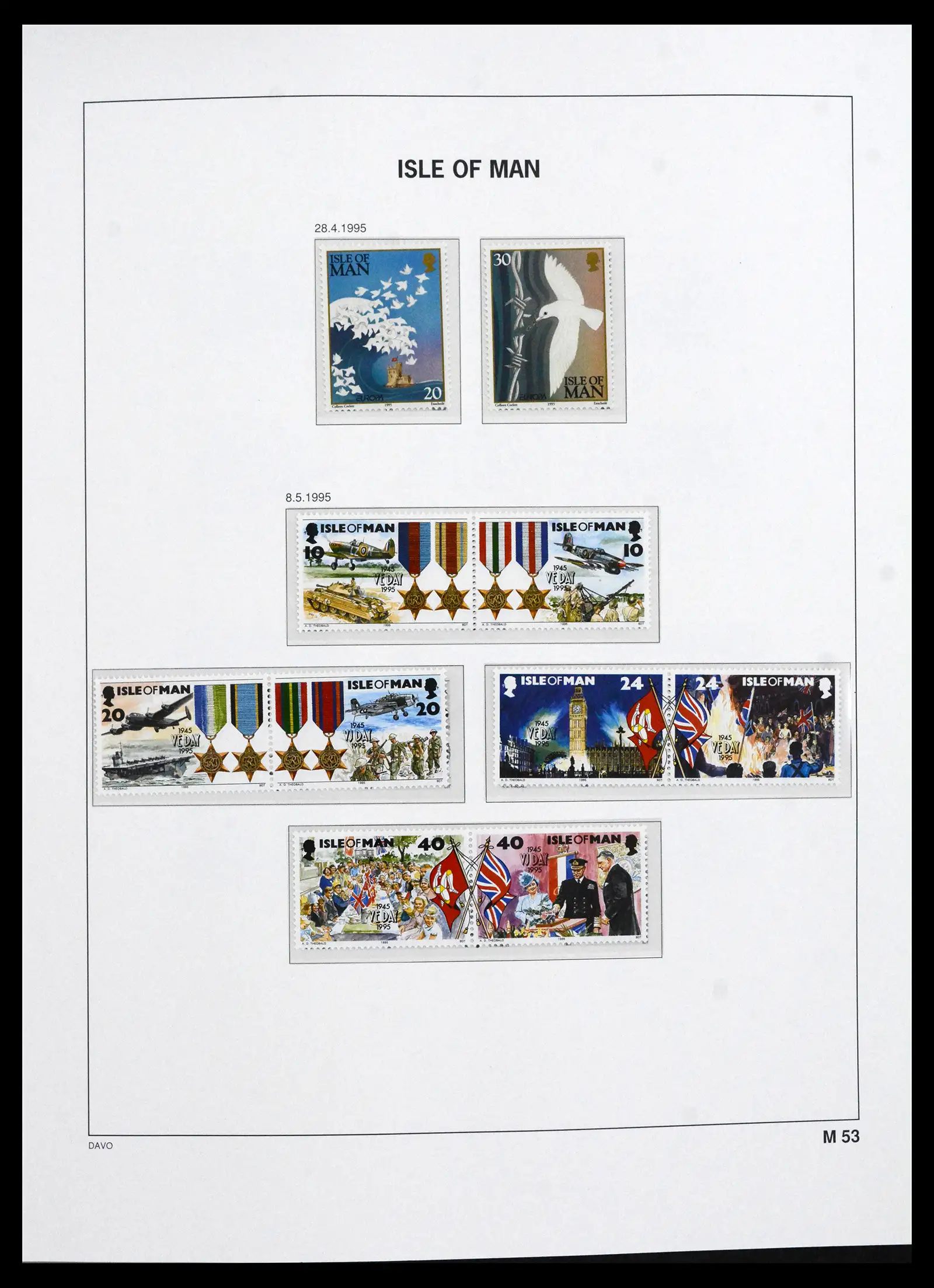 41667 0078 - Stamp collection 41667 Isle of Man complete 1973-2000.