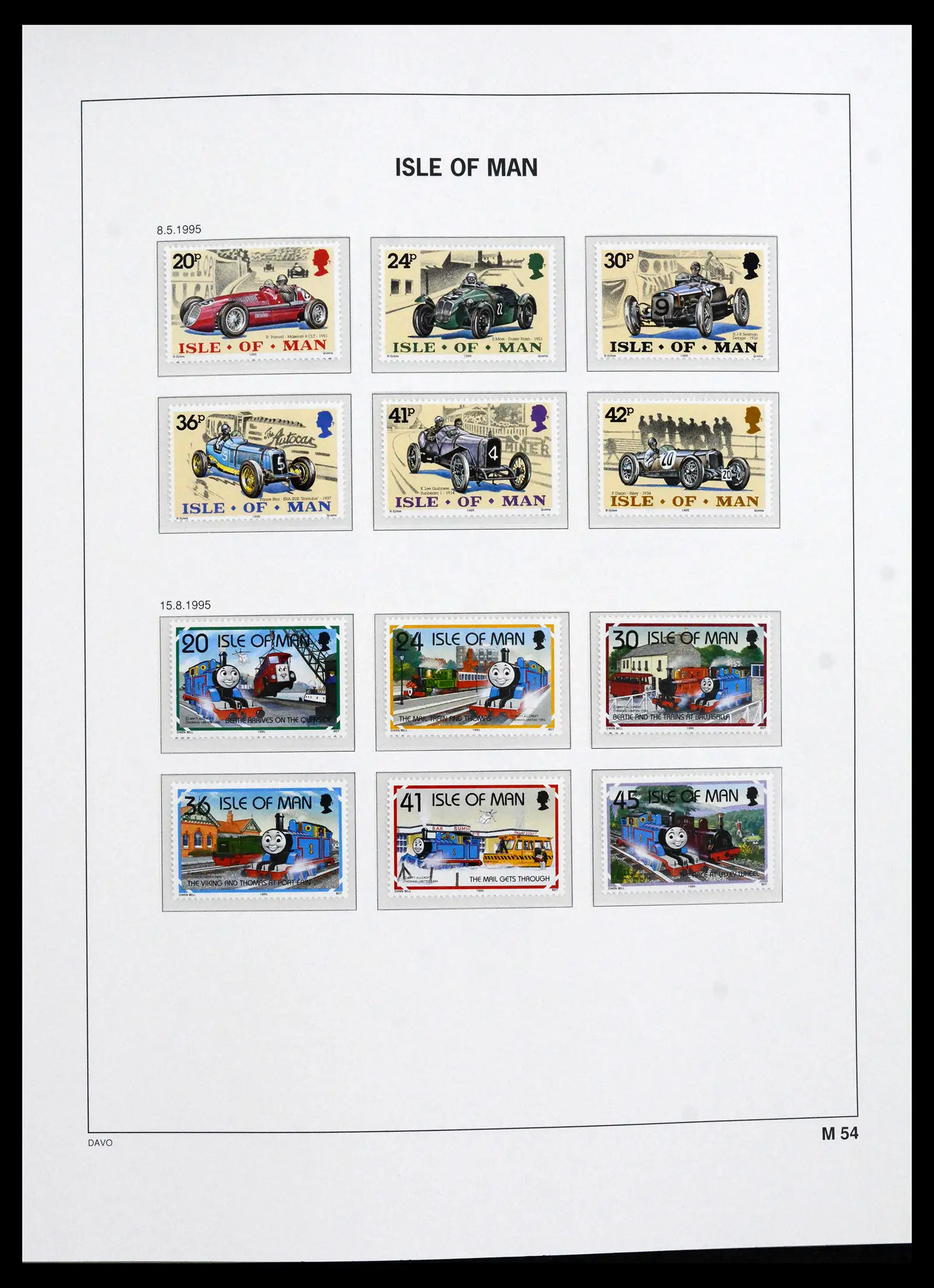 41667 0079 - Stamp collection 41667 Isle of Man complete 1973-2000.