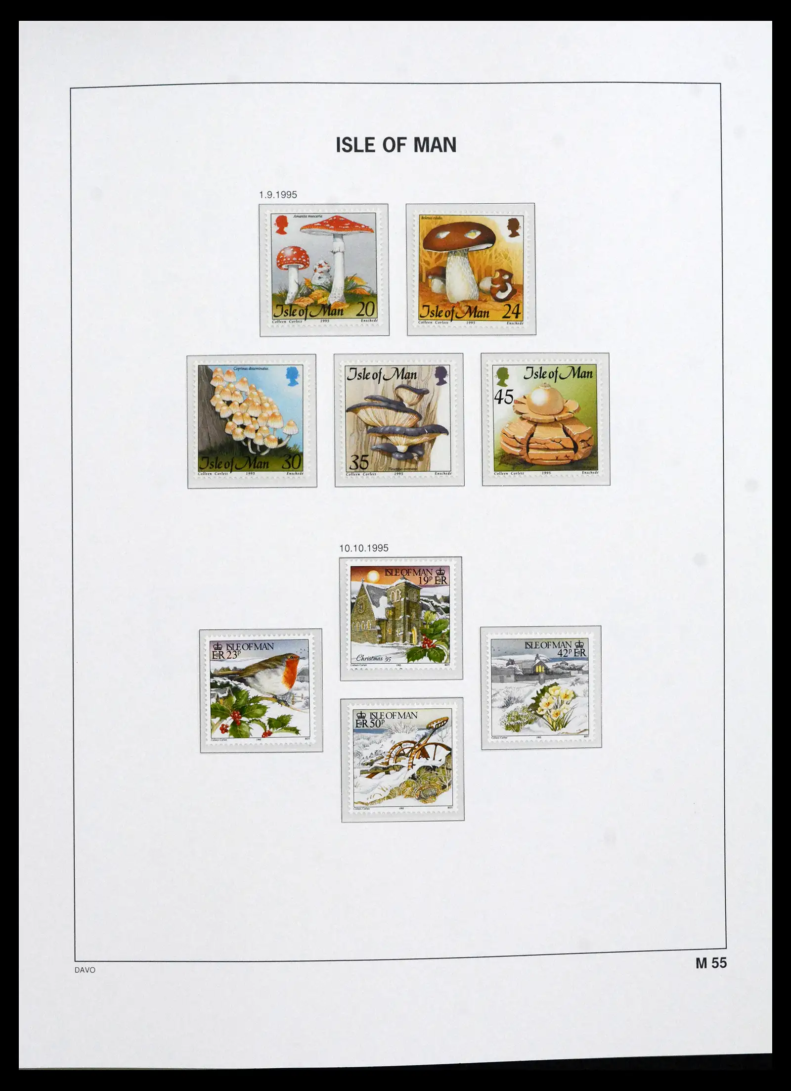 41667 0080 - Stamp collection 41667 Isle of Man complete 1973-2000.