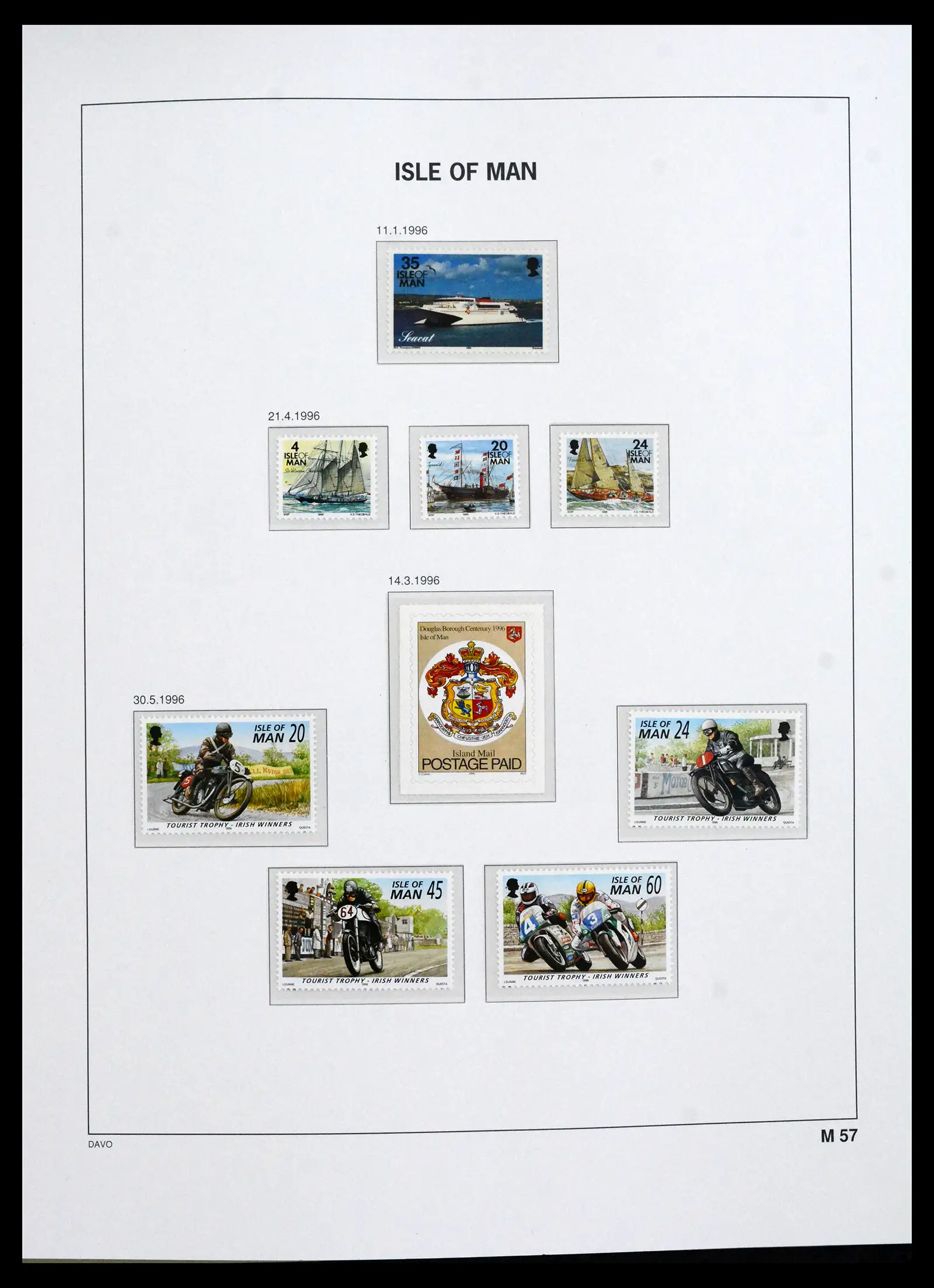 41667 0082 - Stamp collection 41667 Isle of Man complete 1973-2000.