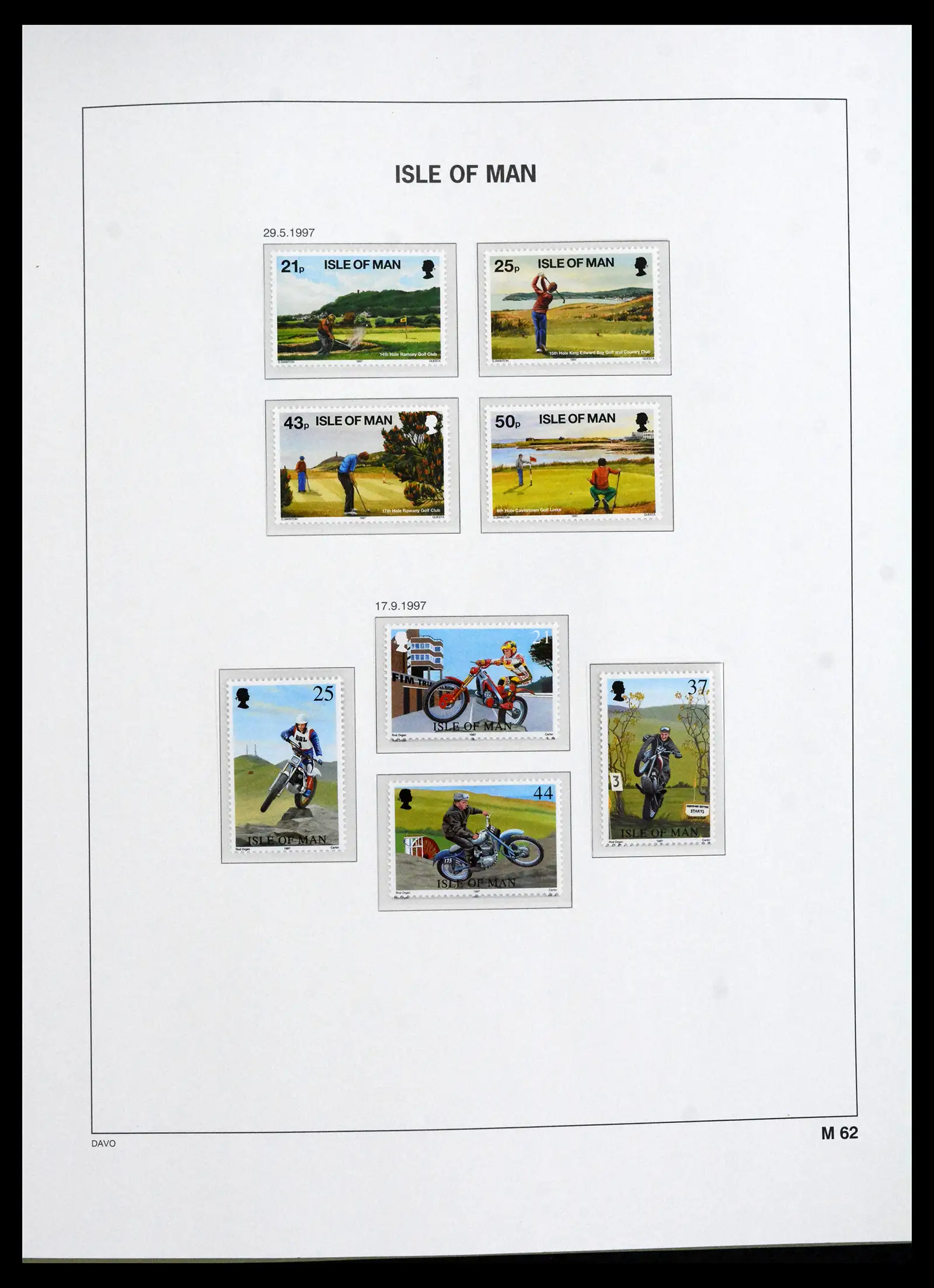 41667 0087 - Stamp collection 41667 Isle of Man complete 1973-2000.