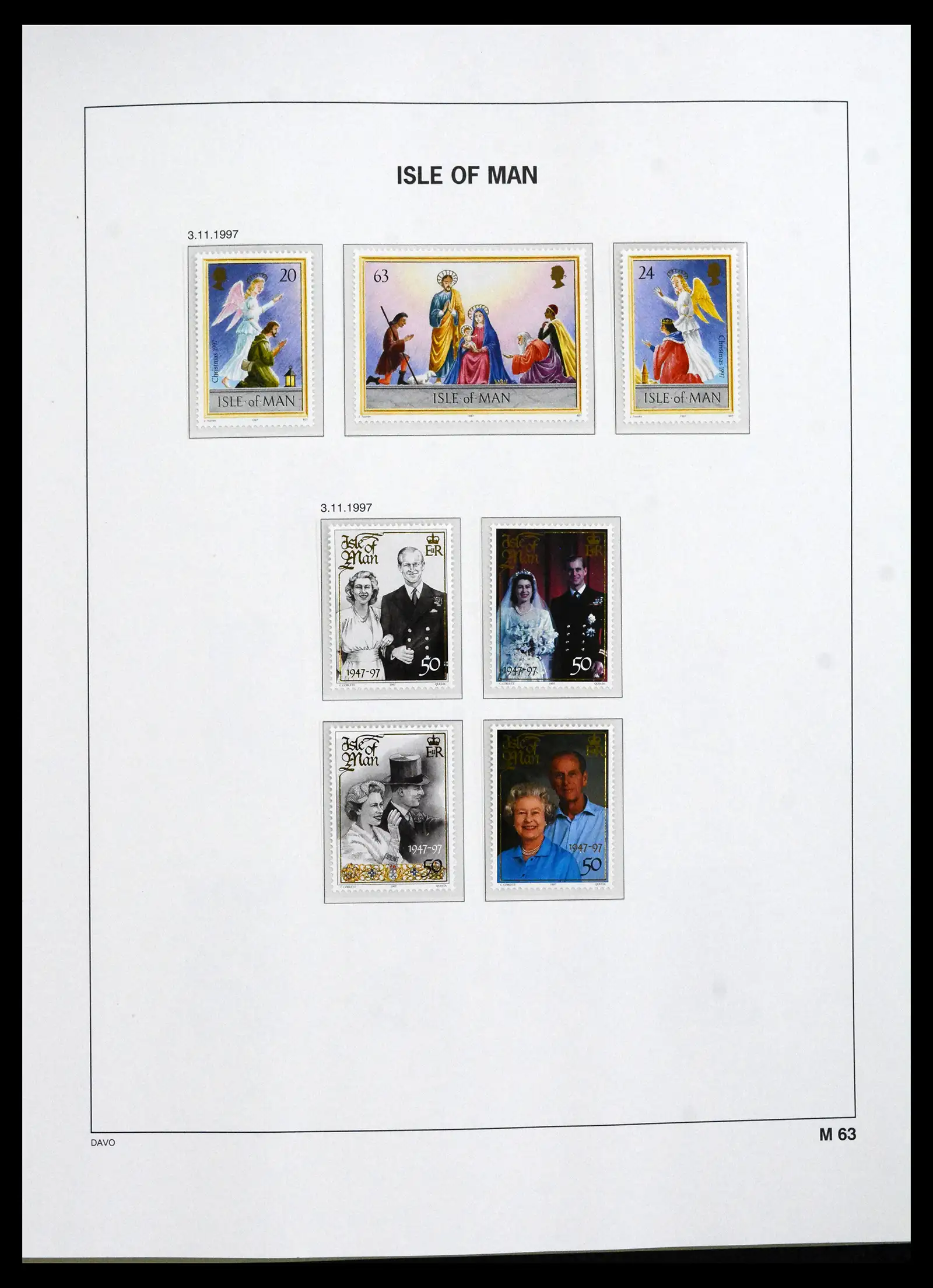 41667 0088 - Stamp collection 41667 Isle of Man complete 1973-2000.