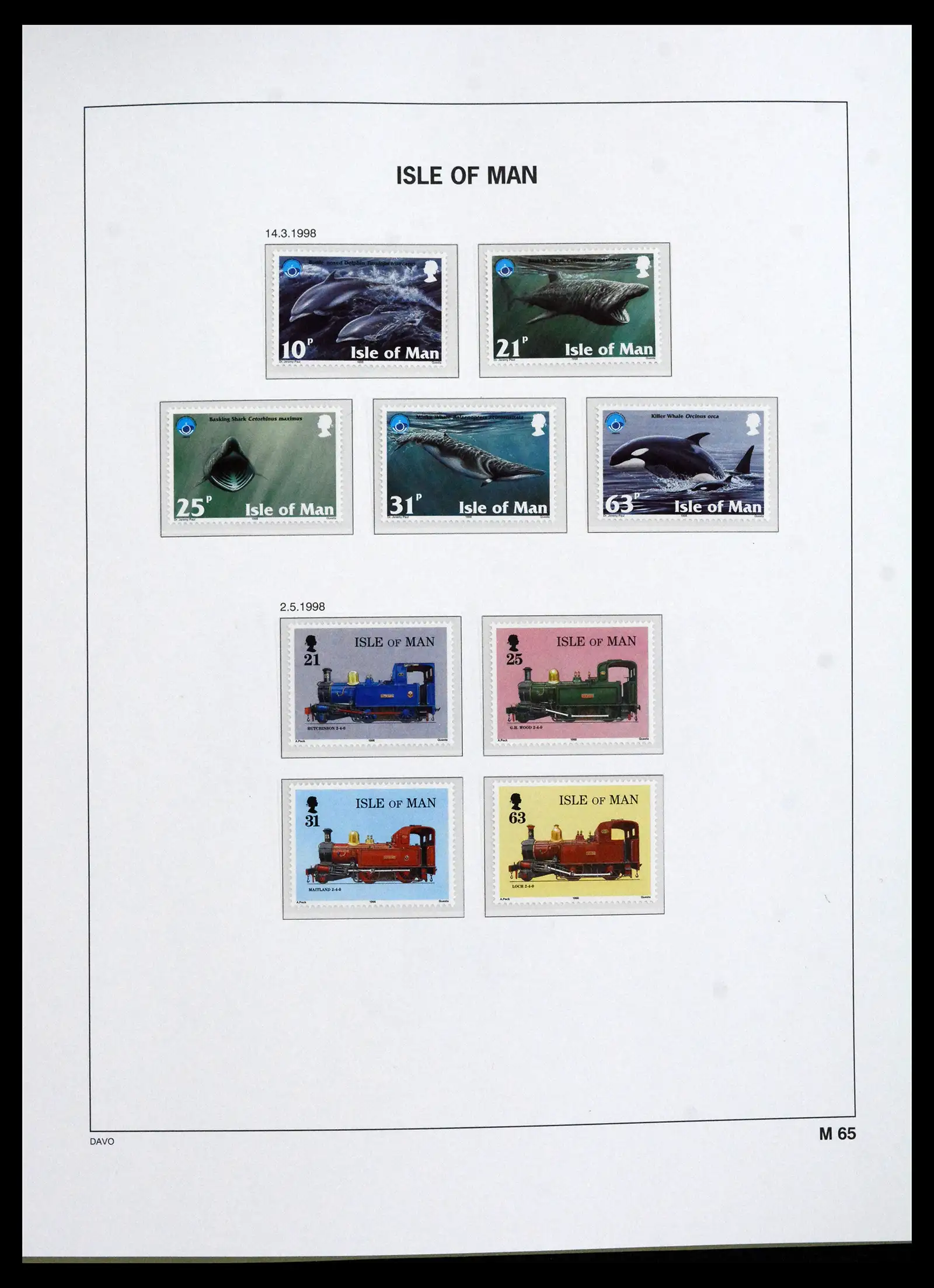 41667 0090 - Stamp collection 41667 Isle of Man complete 1973-2000.