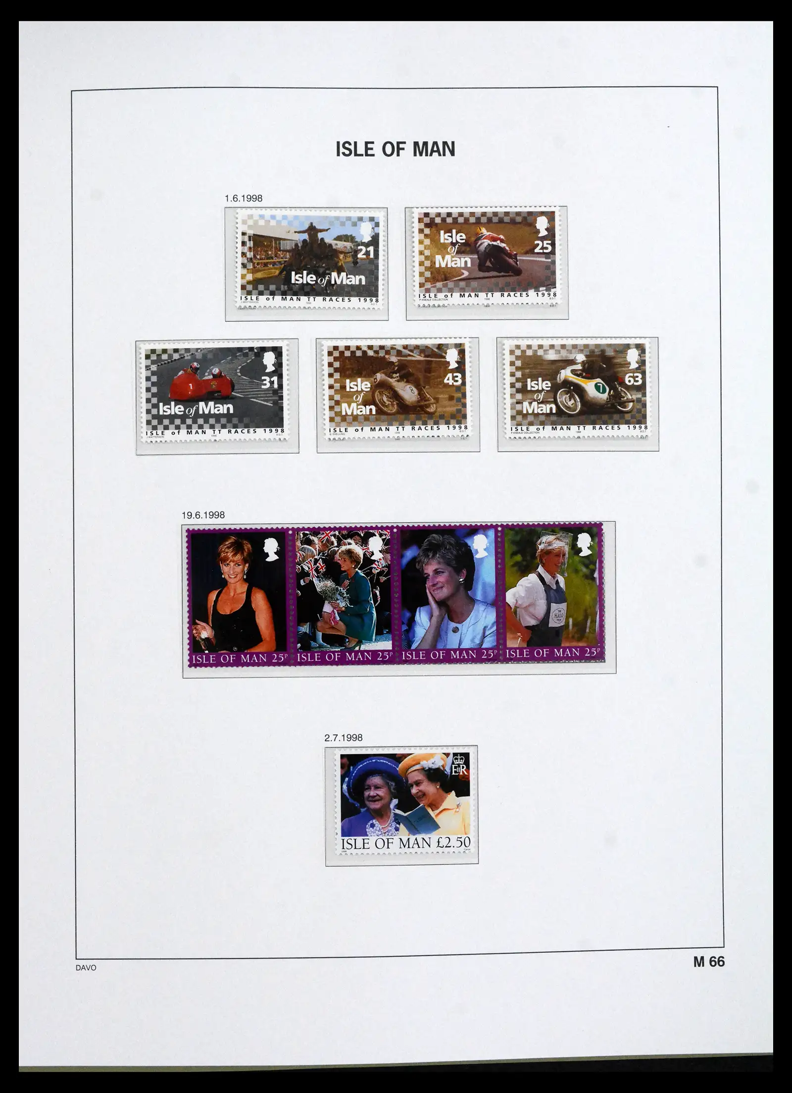 41667 0091 - Stamp collection 41667 Isle of Man complete 1973-2000.