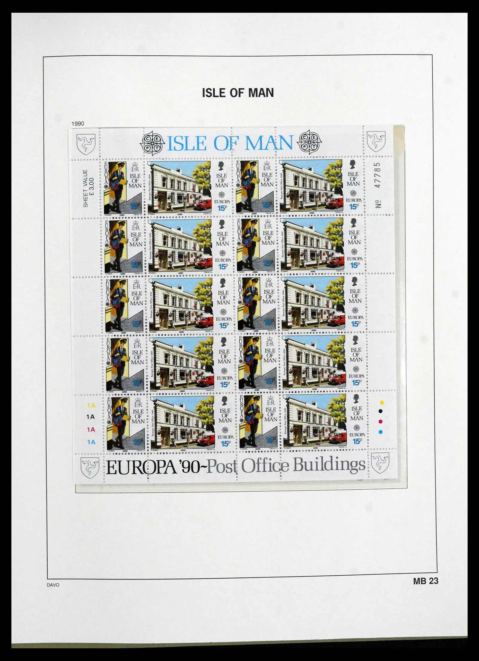 41667 0097 - Stamp collection 41667 Isle of Man complete 1973-2000.