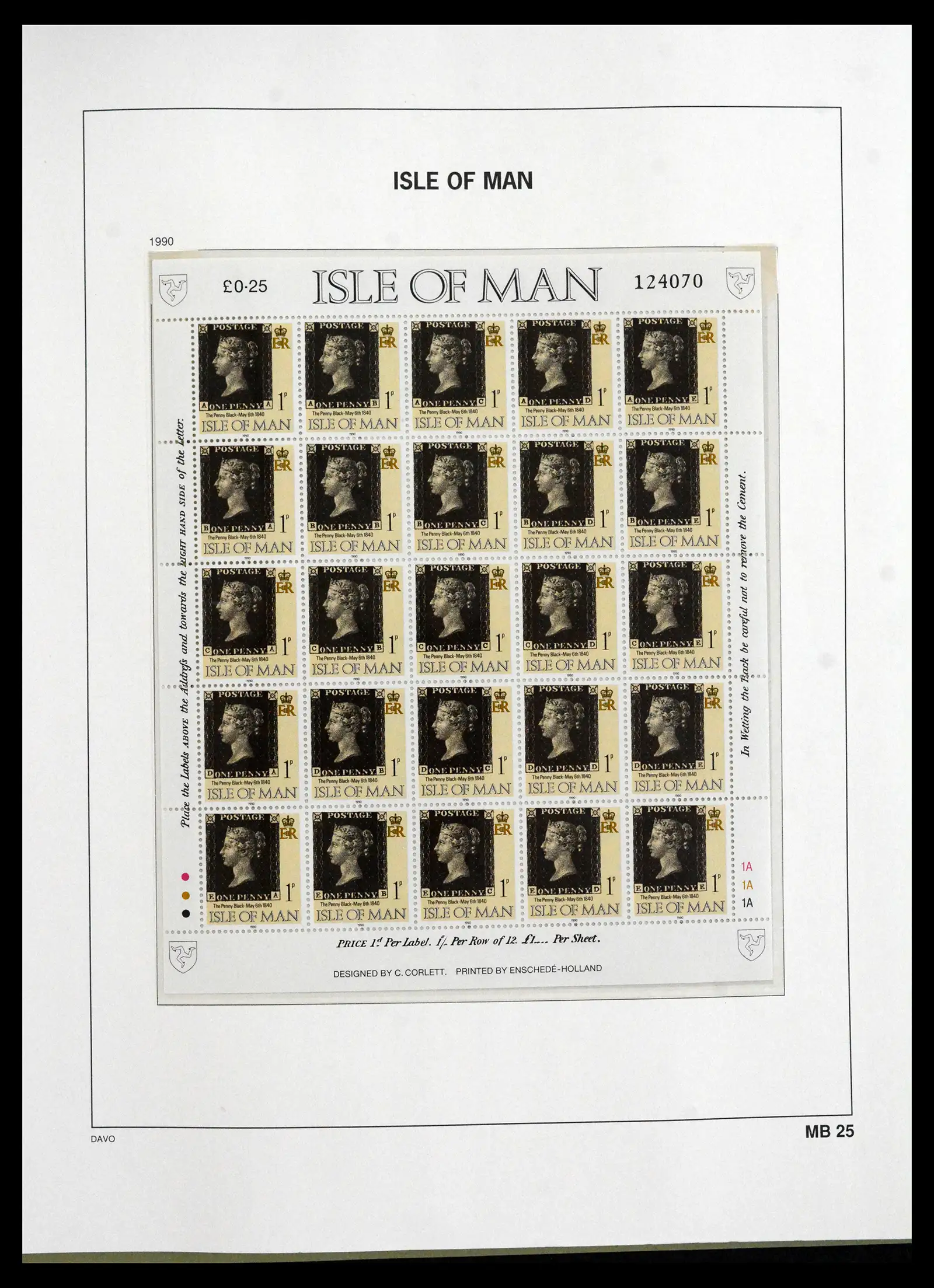 41667 0099 - Stamp collection 41667 Isle of Man complete 1973-2000.