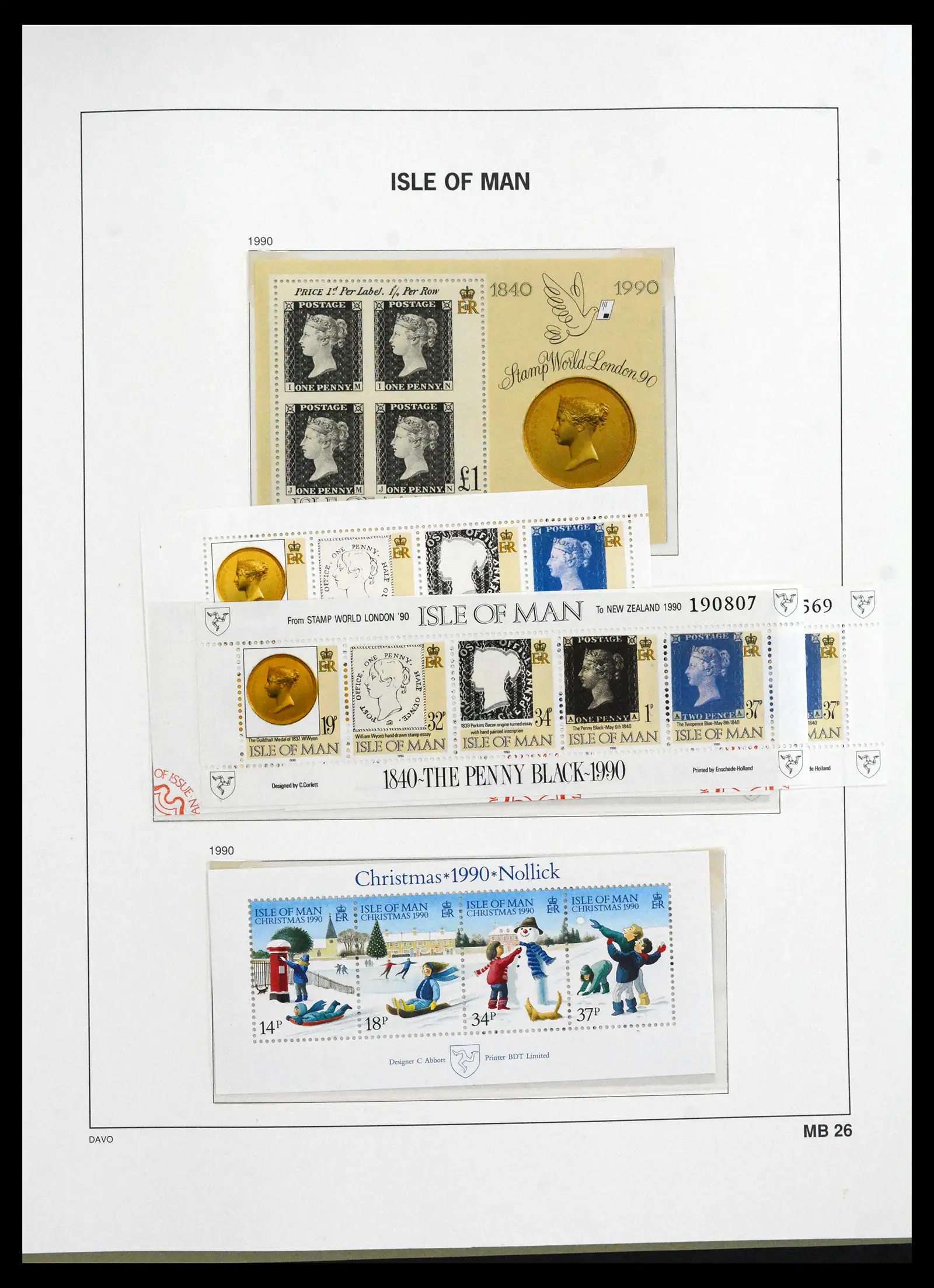 41667 0100 - Stamp collection 41667 Isle of Man complete 1973-2000.