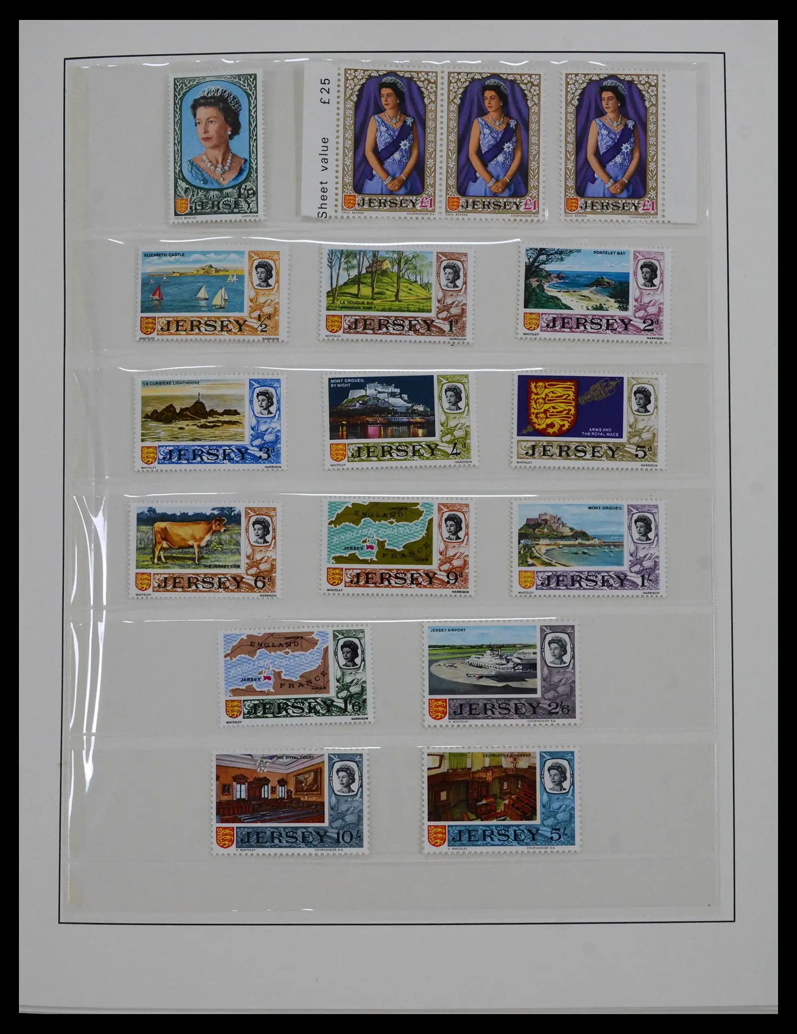 41668 0001 - Stamp collection 41668 Jersey 1969-2005.