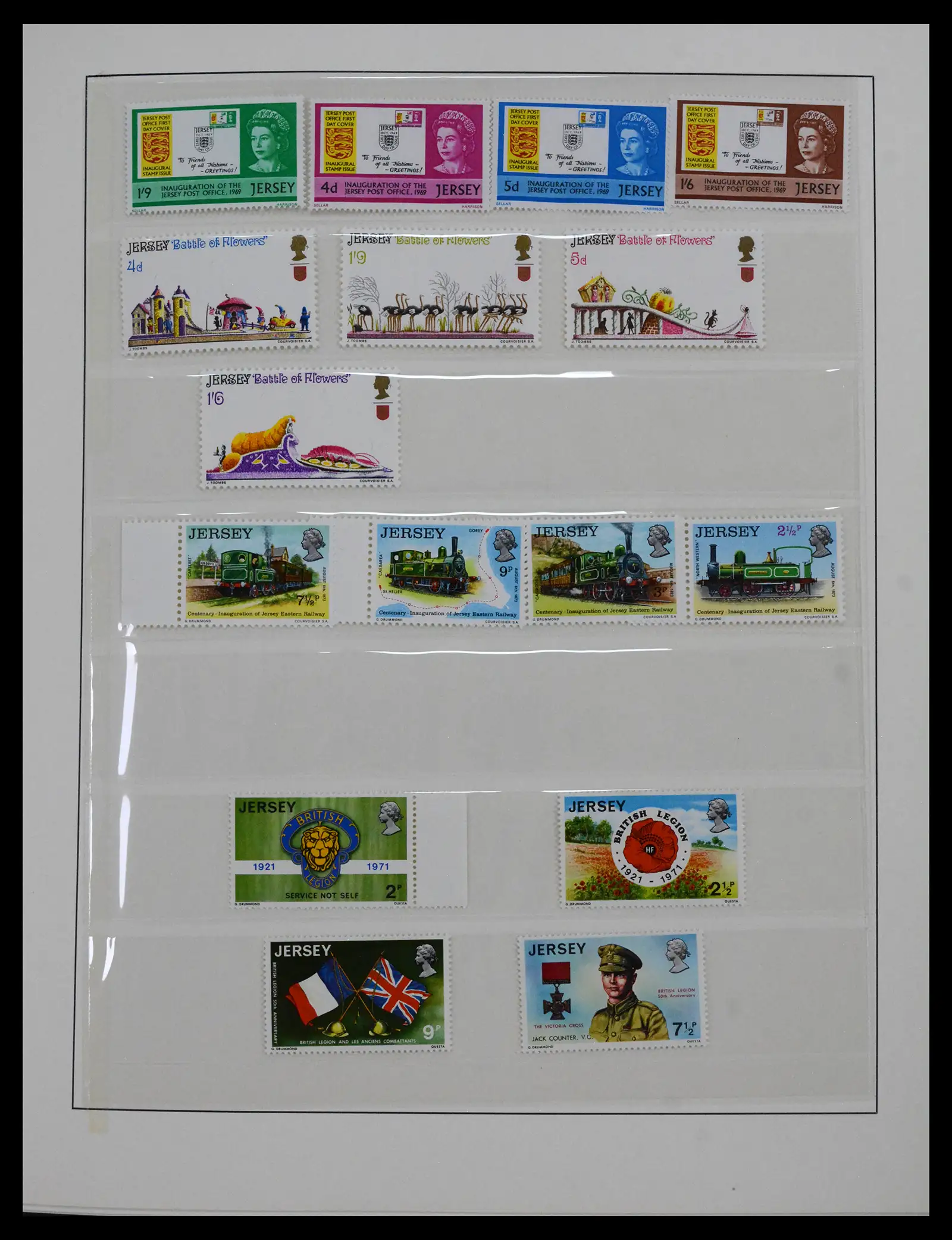 41668 0002 - Stamp collection 41668 Jersey 1969-2005.