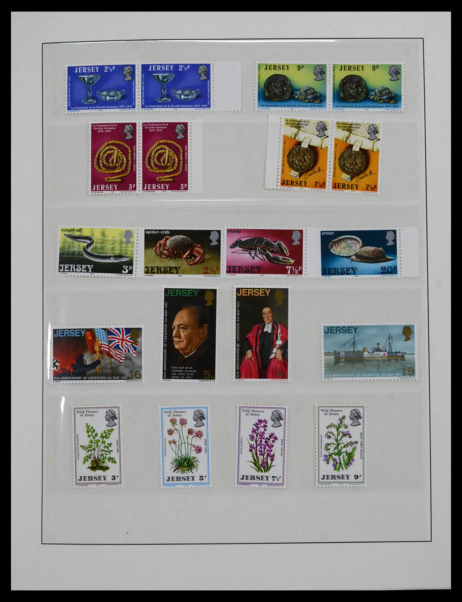 41668 0003 - Stamp collection 41668 Jersey 1969-2005.