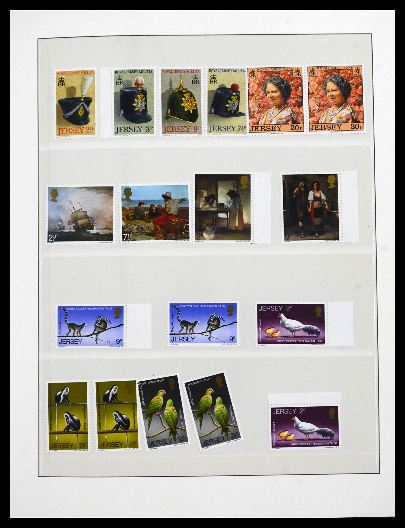 41668 0004 - Stamp collection 41668 Jersey 1969-2005.