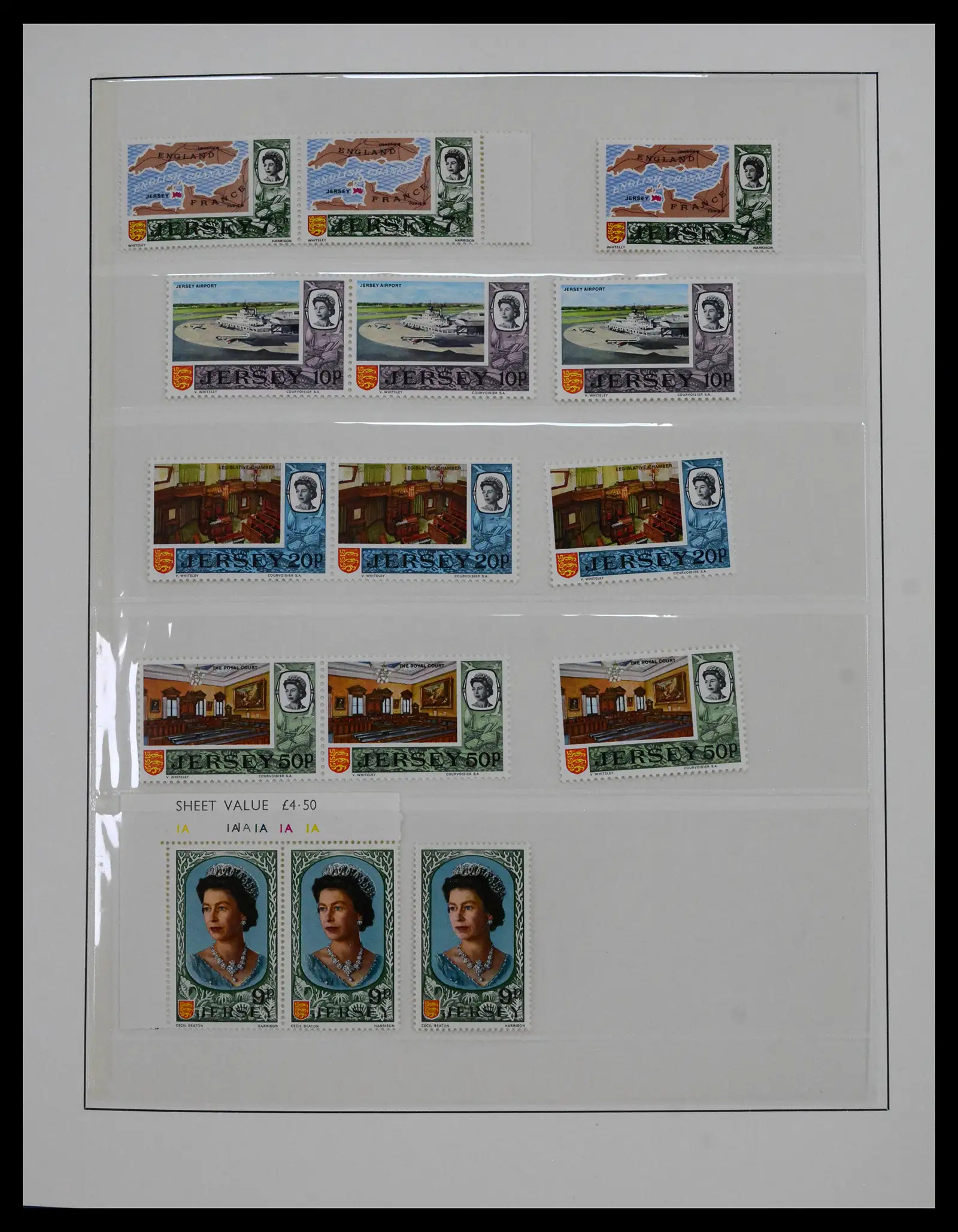 41668 0010 - Stamp collection 41668 Jersey 1969-2005.