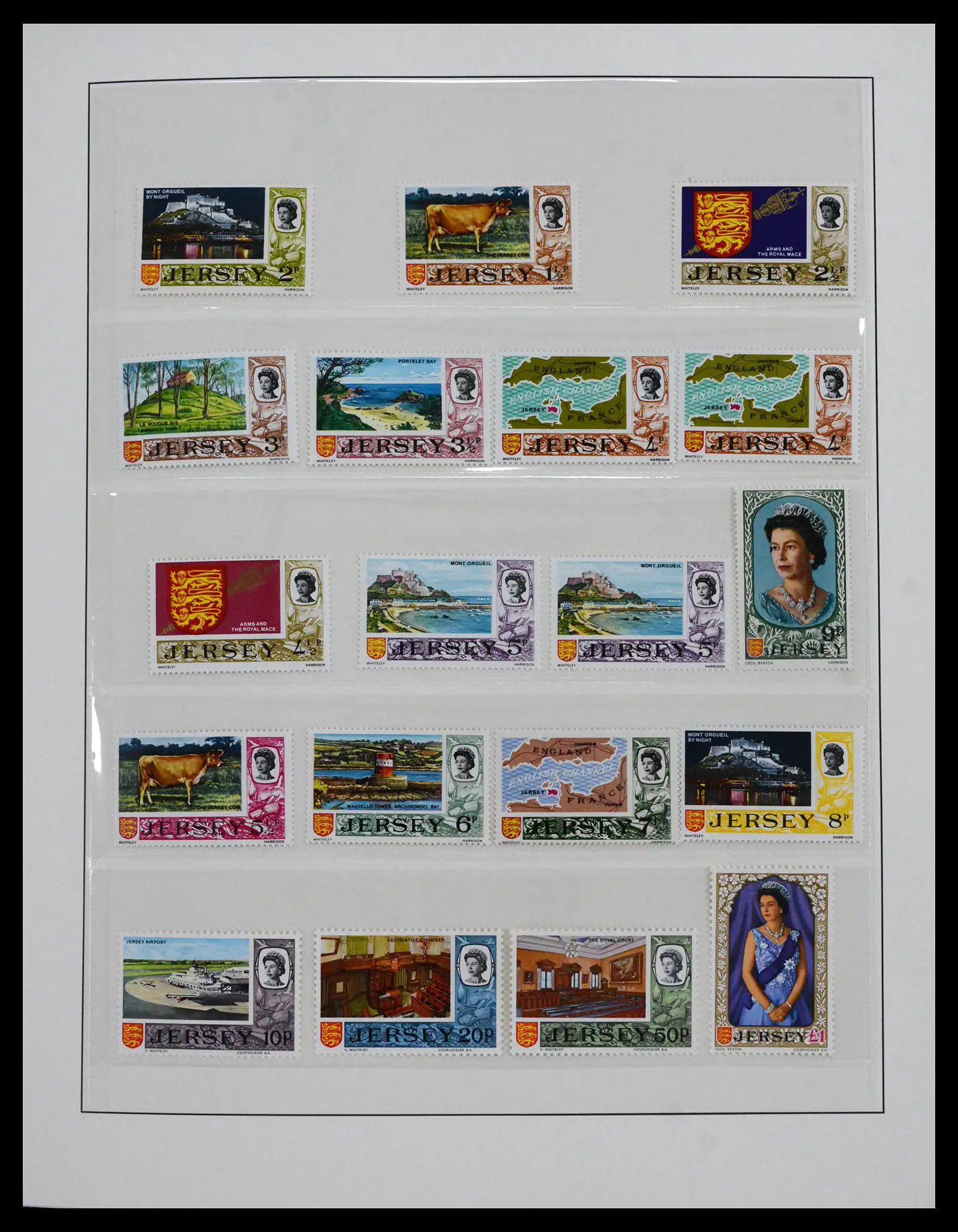 41668 0011 - Stamp collection 41668 Jersey 1969-2005.