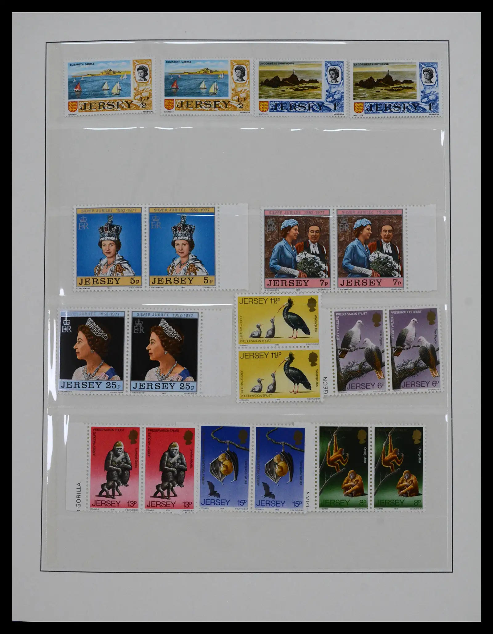 41668 0012 - Stamp collection 41668 Jersey 1969-2005.