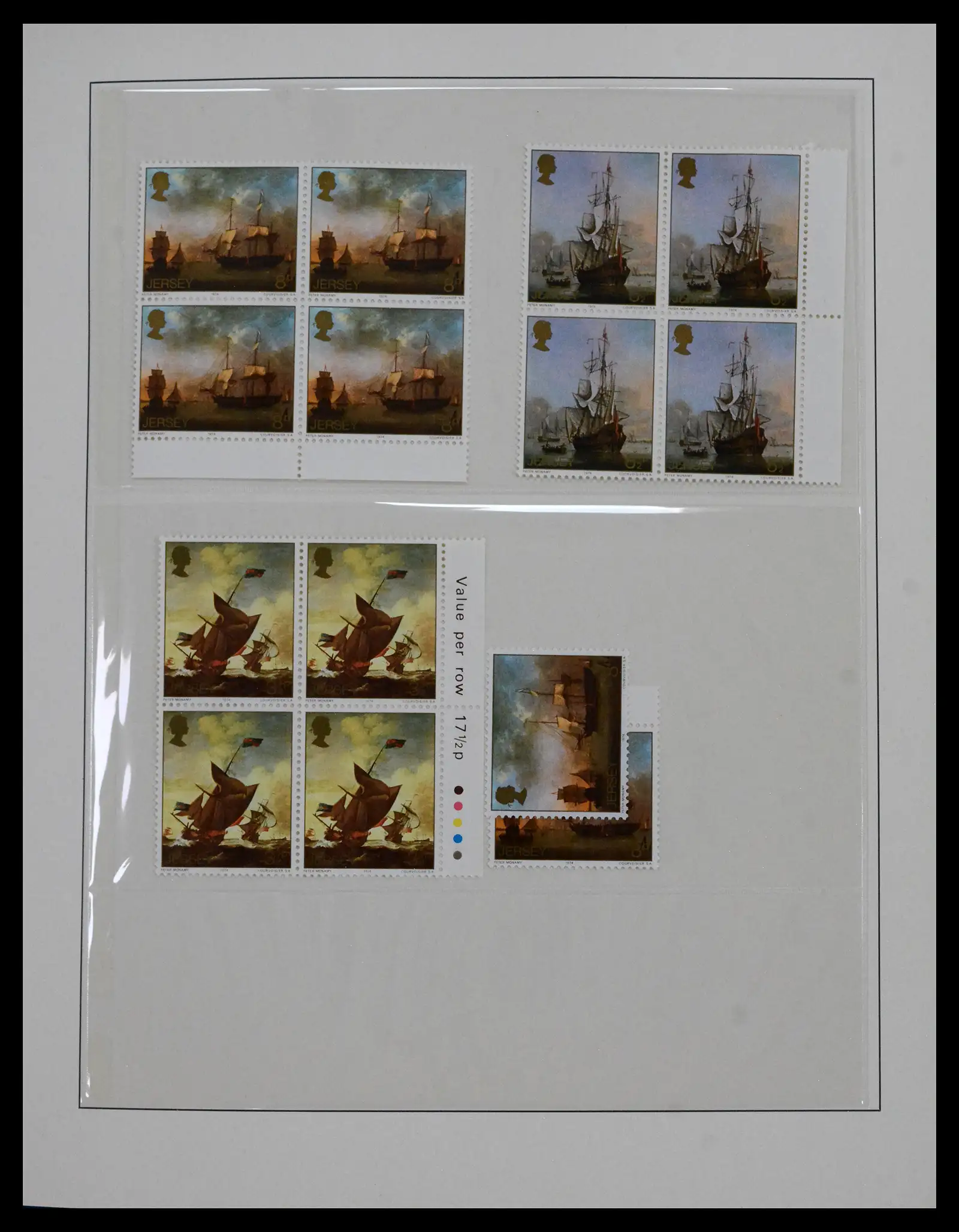 41668 0013 - Stamp collection 41668 Jersey 1969-2005.
