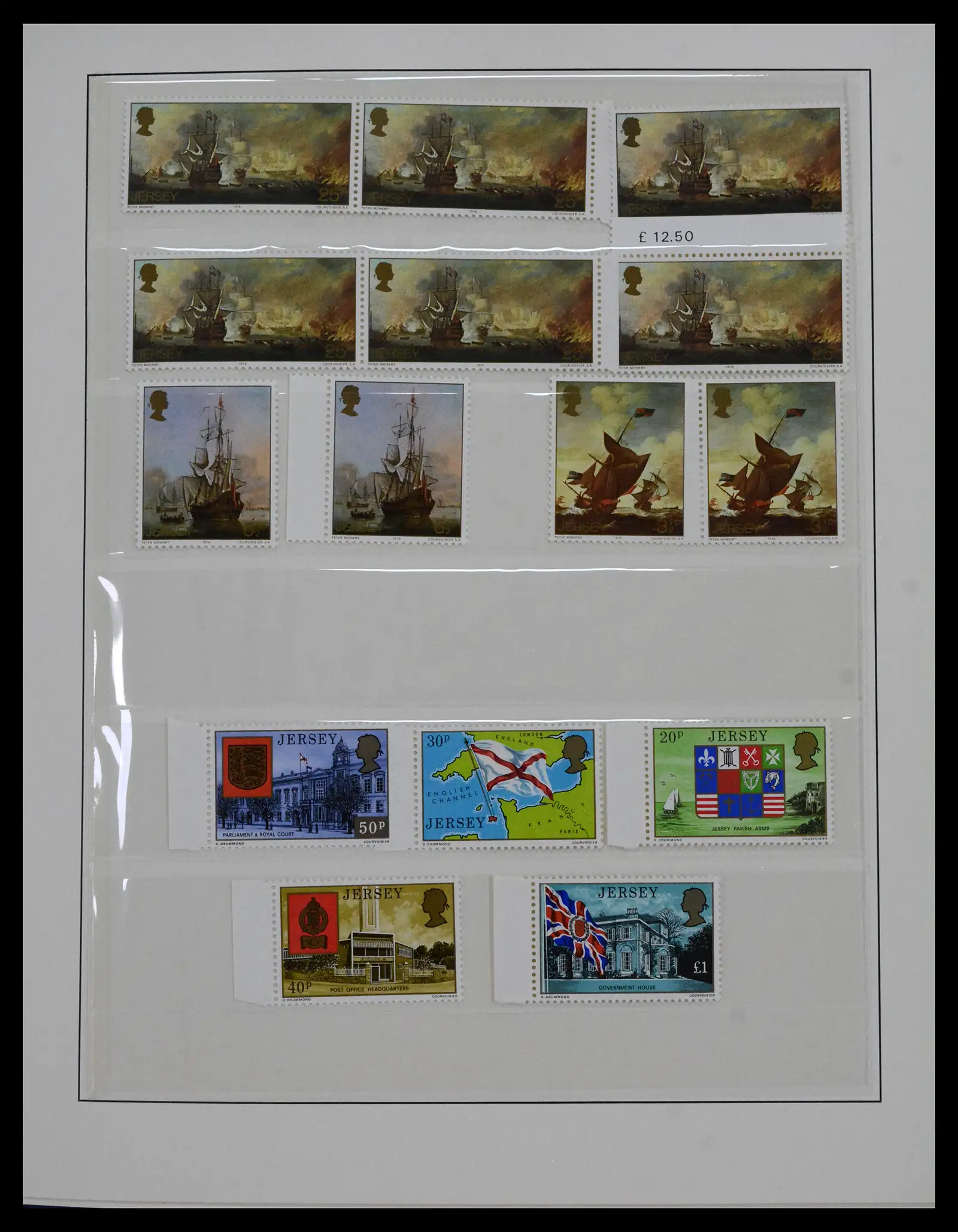 41668 0014 - Stamp collection 41668 Jersey 1969-2005.