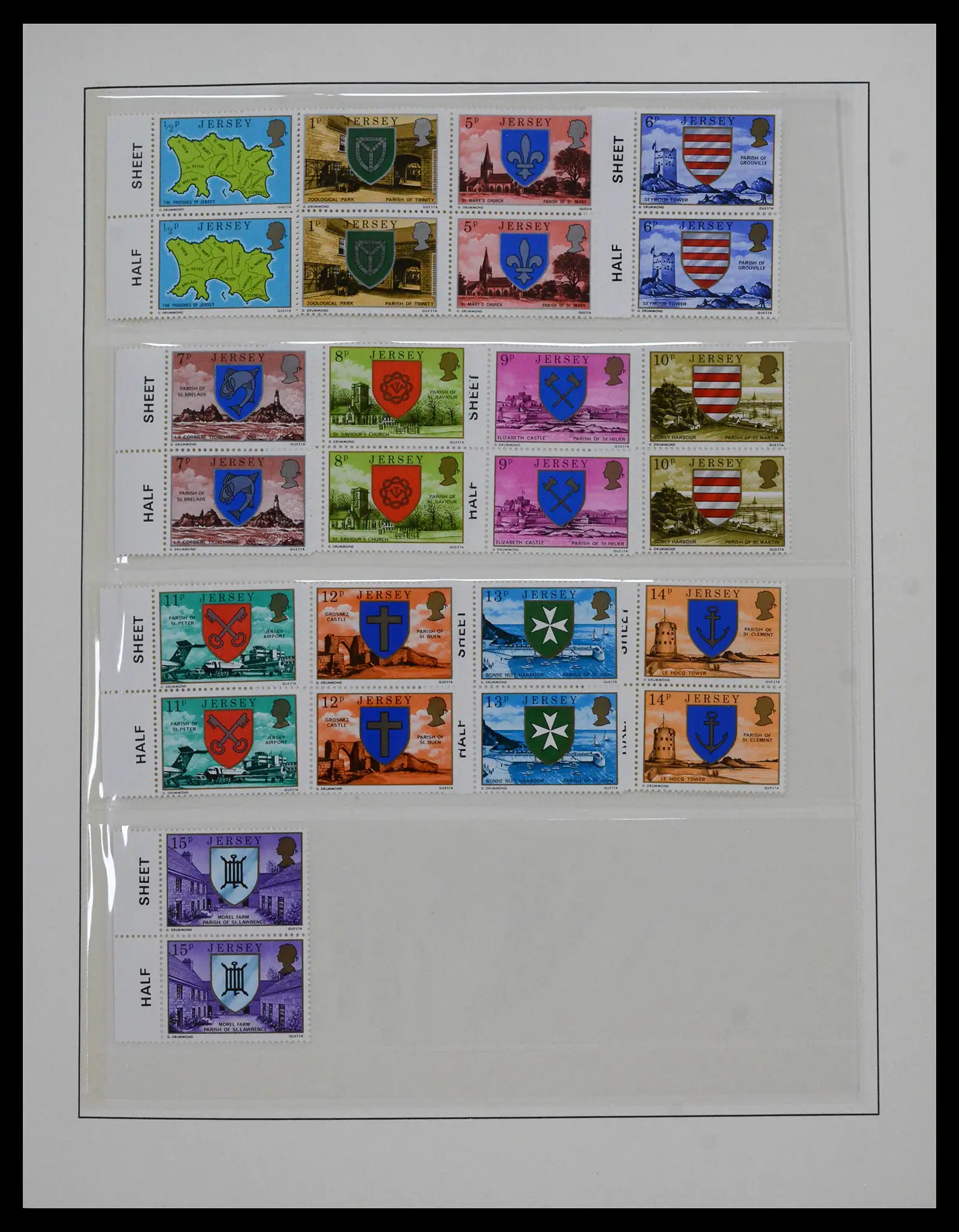 41668 0015 - Stamp collection 41668 Jersey 1969-2005.