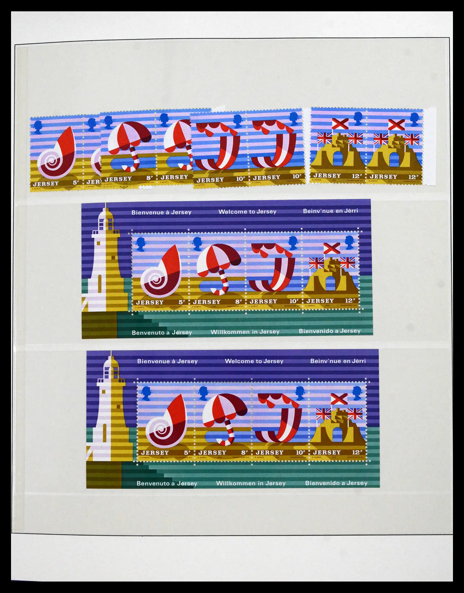 41668 0017 - Stamp collection 41668 Jersey 1969-2005.