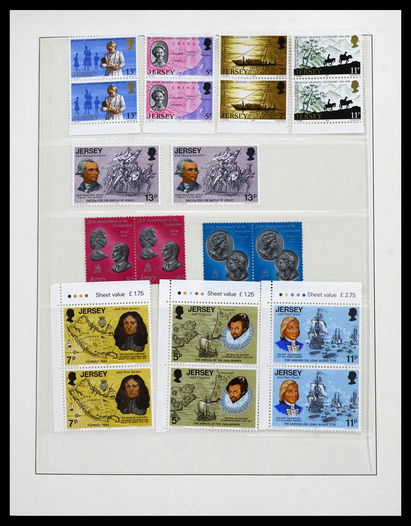 41668 0021 - Stamp collection 41668 Jersey 1969-2005.