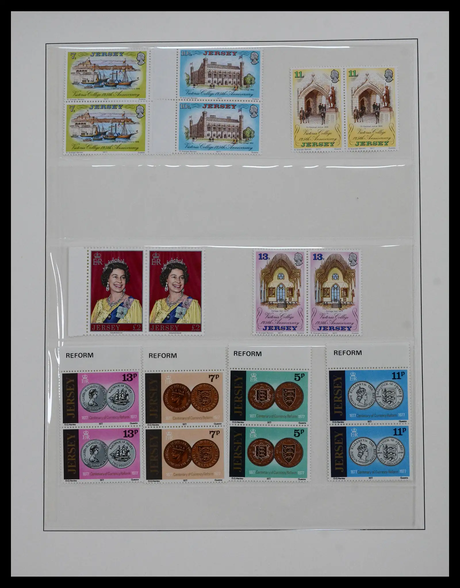 41668 0023 - Stamp collection 41668 Jersey 1969-2005.