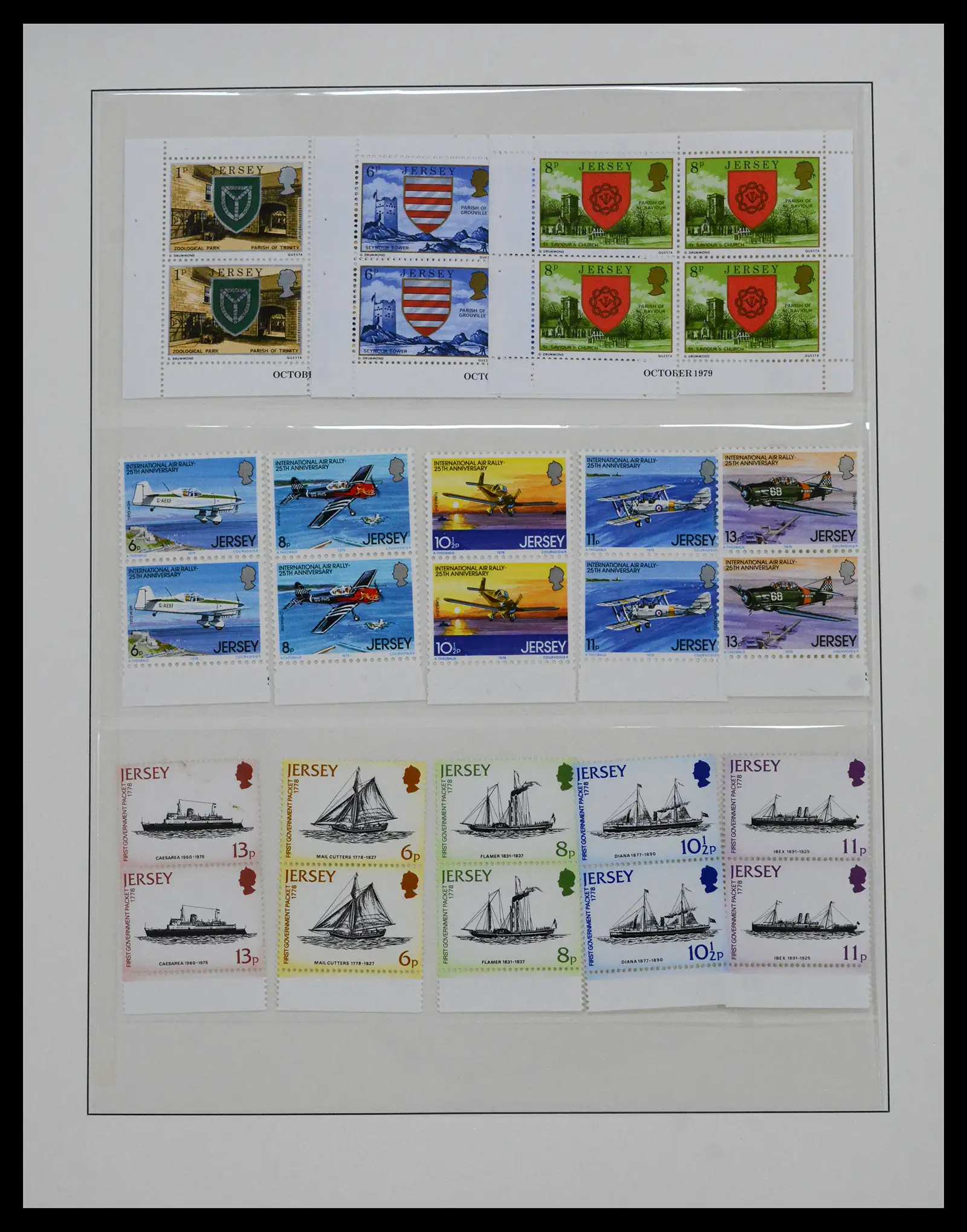 41668 0025 - Stamp collection 41668 Jersey 1969-2005.