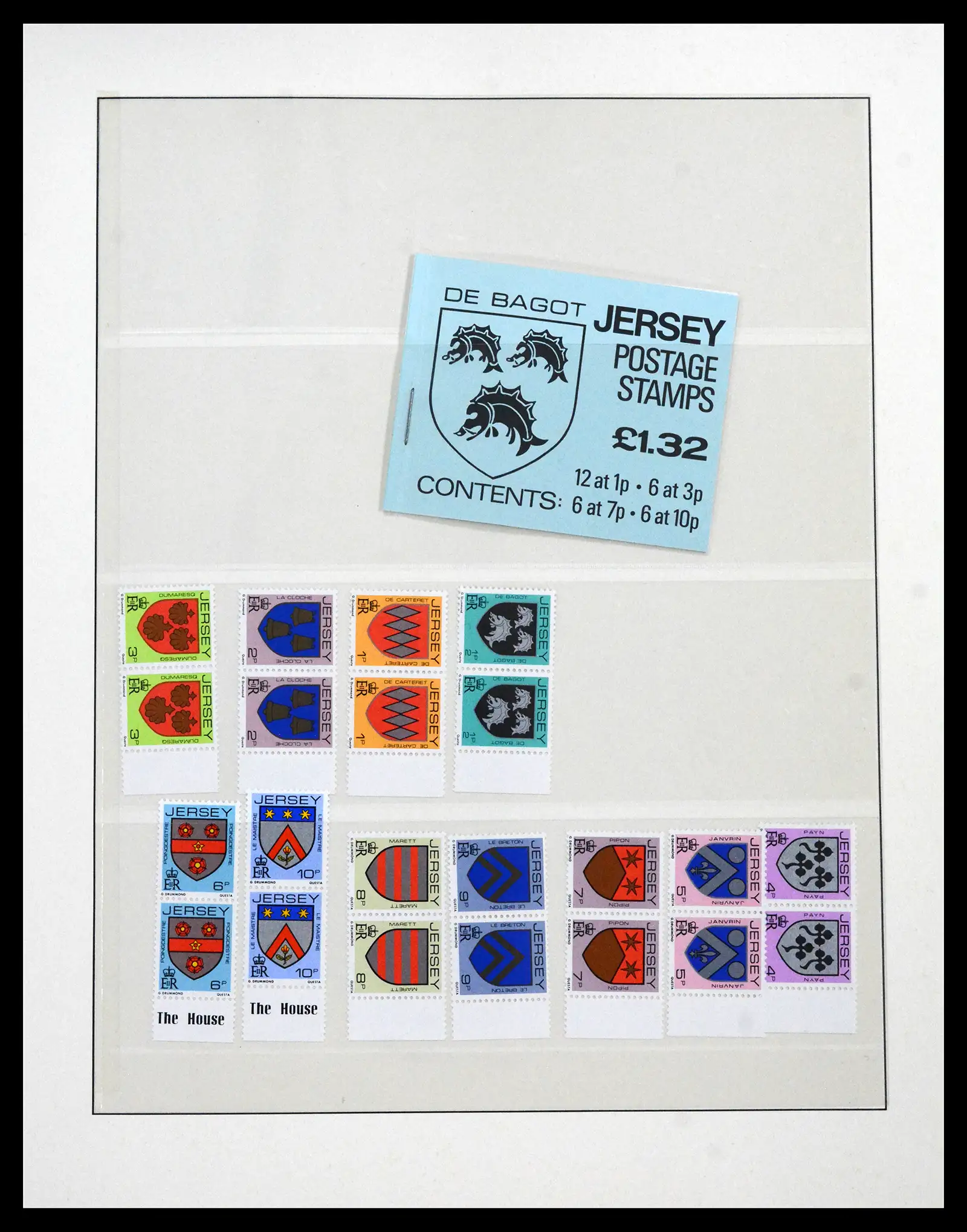 41668 0032 - Stamp collection 41668 Jersey 1969-2005.