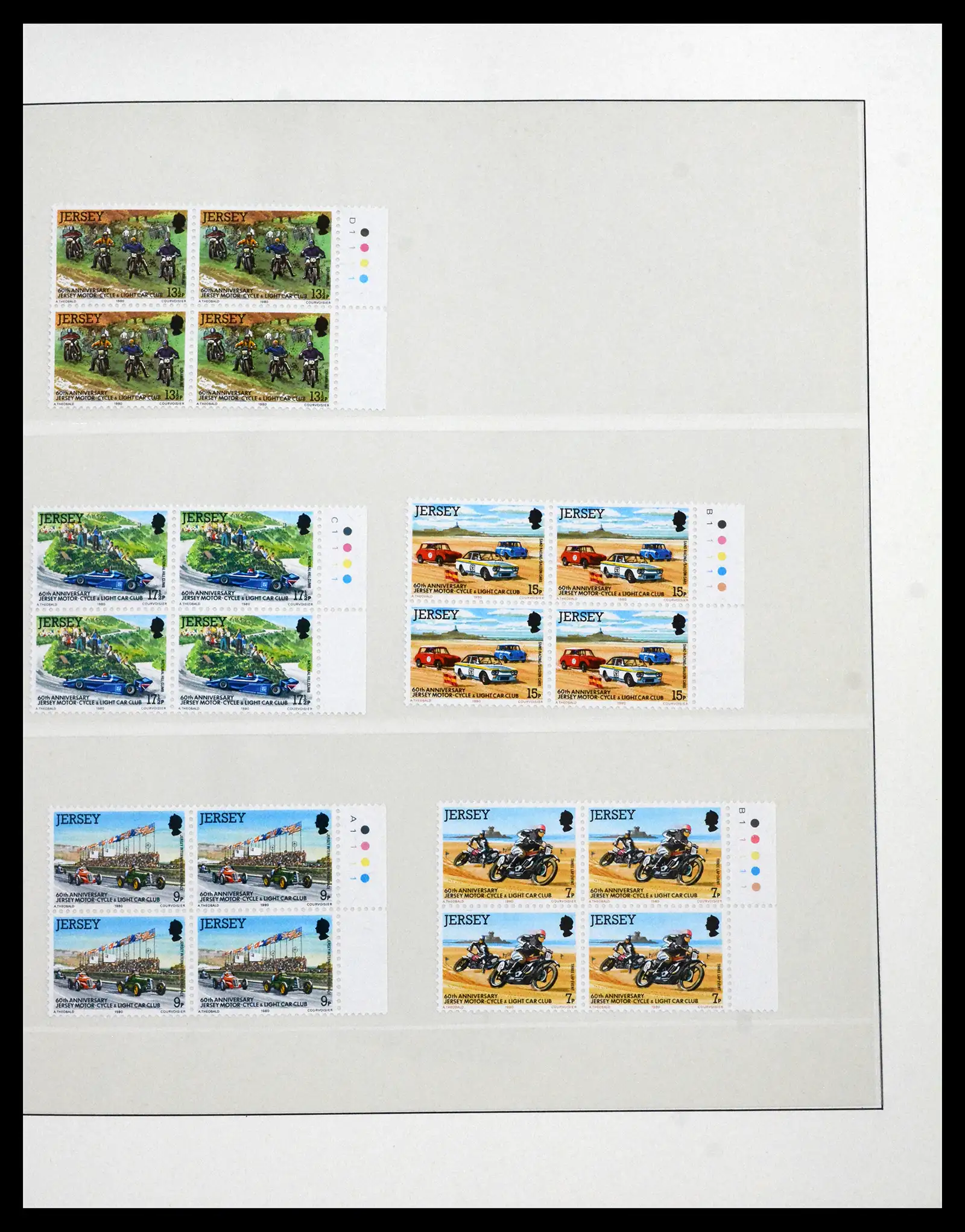 41668 0033 - Stamp collection 41668 Jersey 1969-2005.