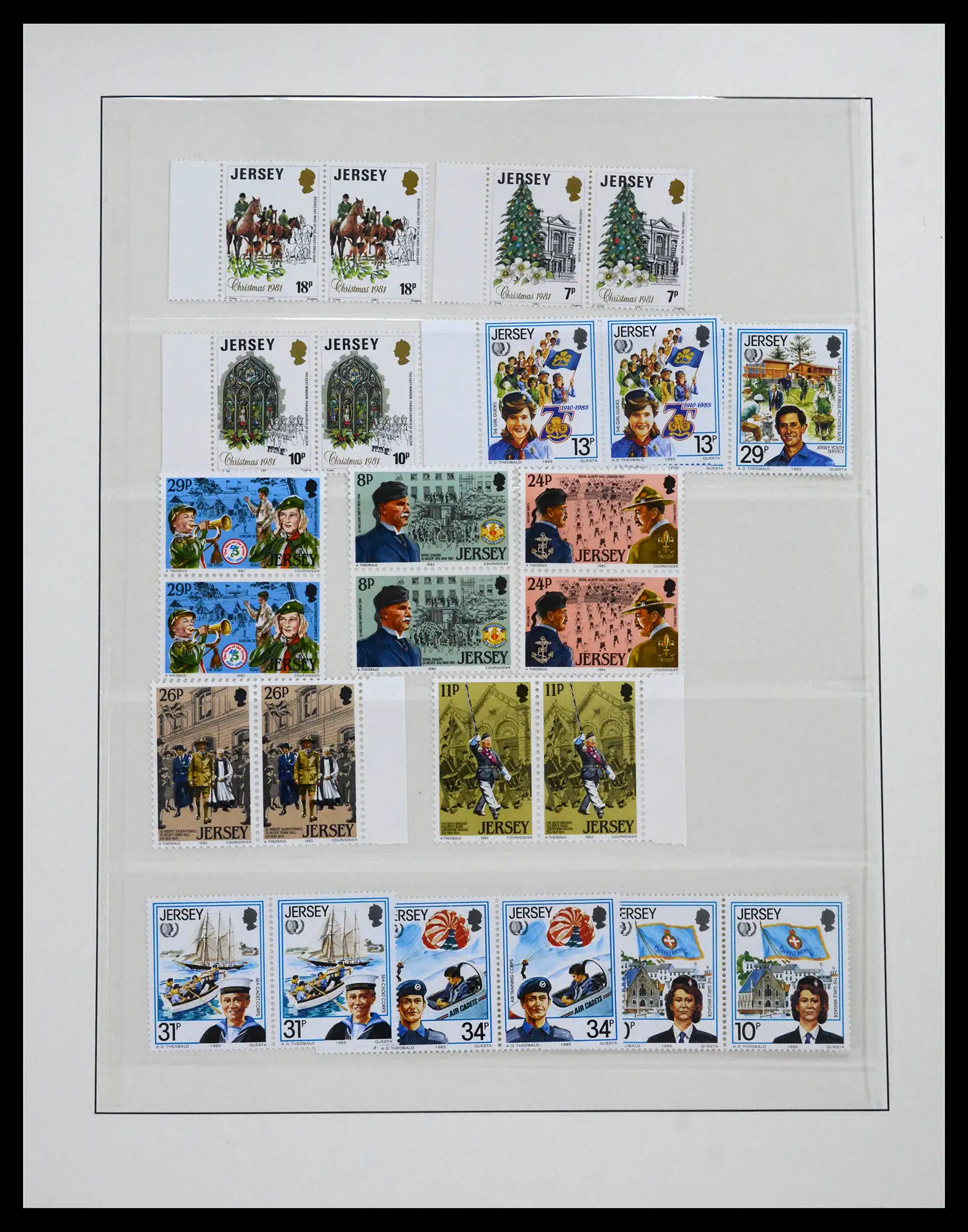 41668 0034 - Stamp collection 41668 Jersey 1969-2005.