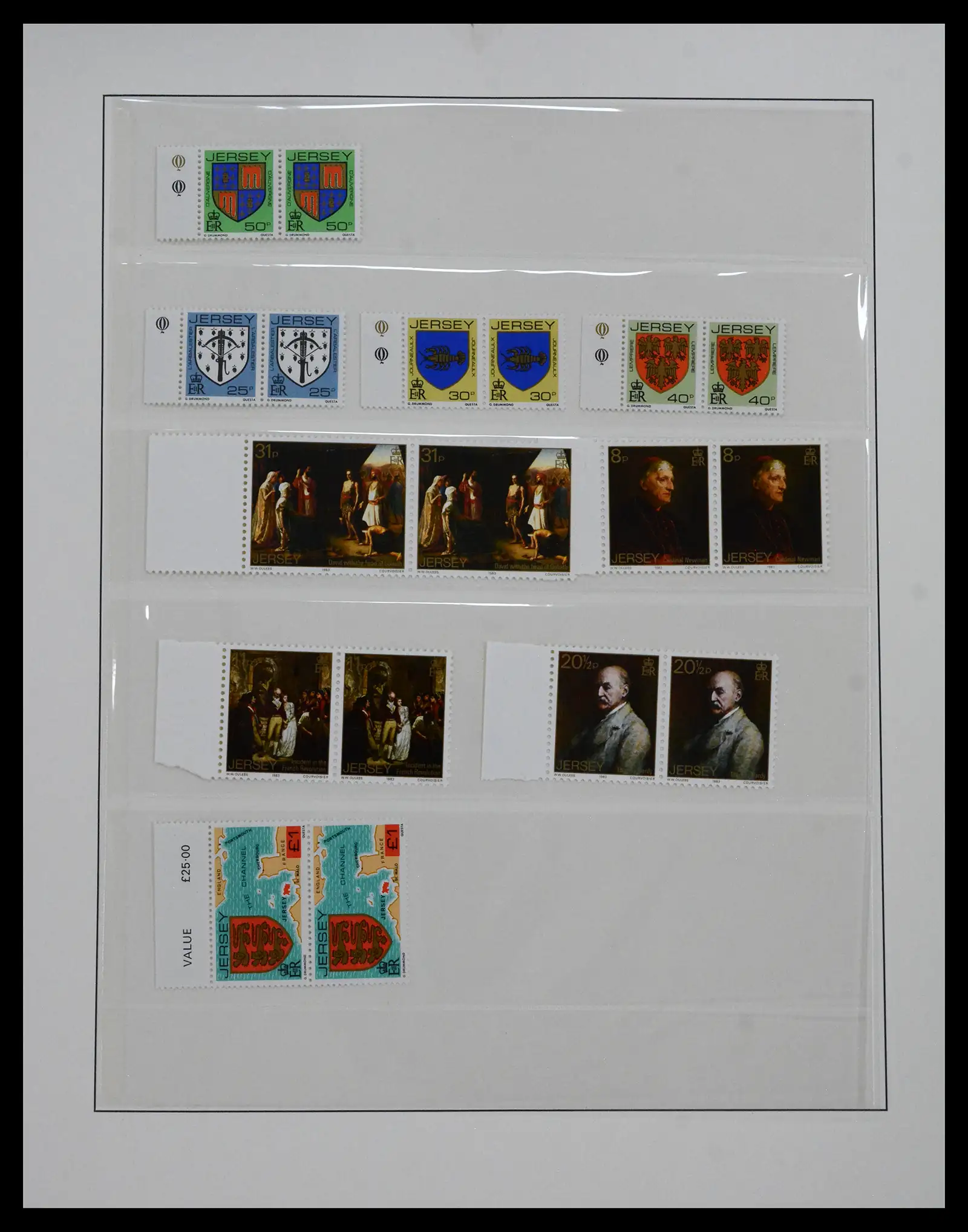 41668 0035 - Stamp collection 41668 Jersey 1969-2005.