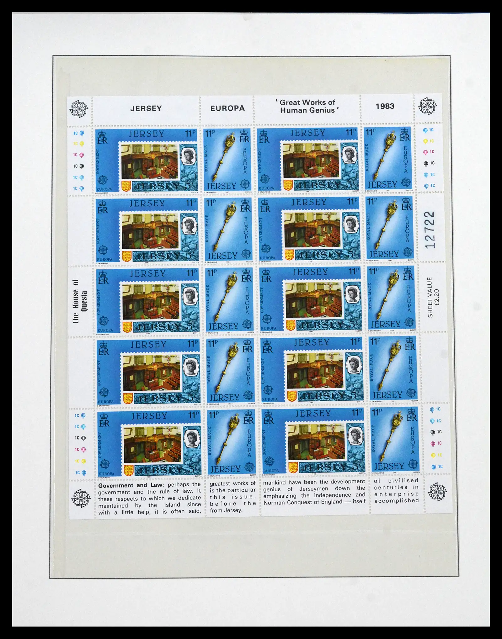41668 0037 - Stamp collection 41668 Jersey 1969-2005.
