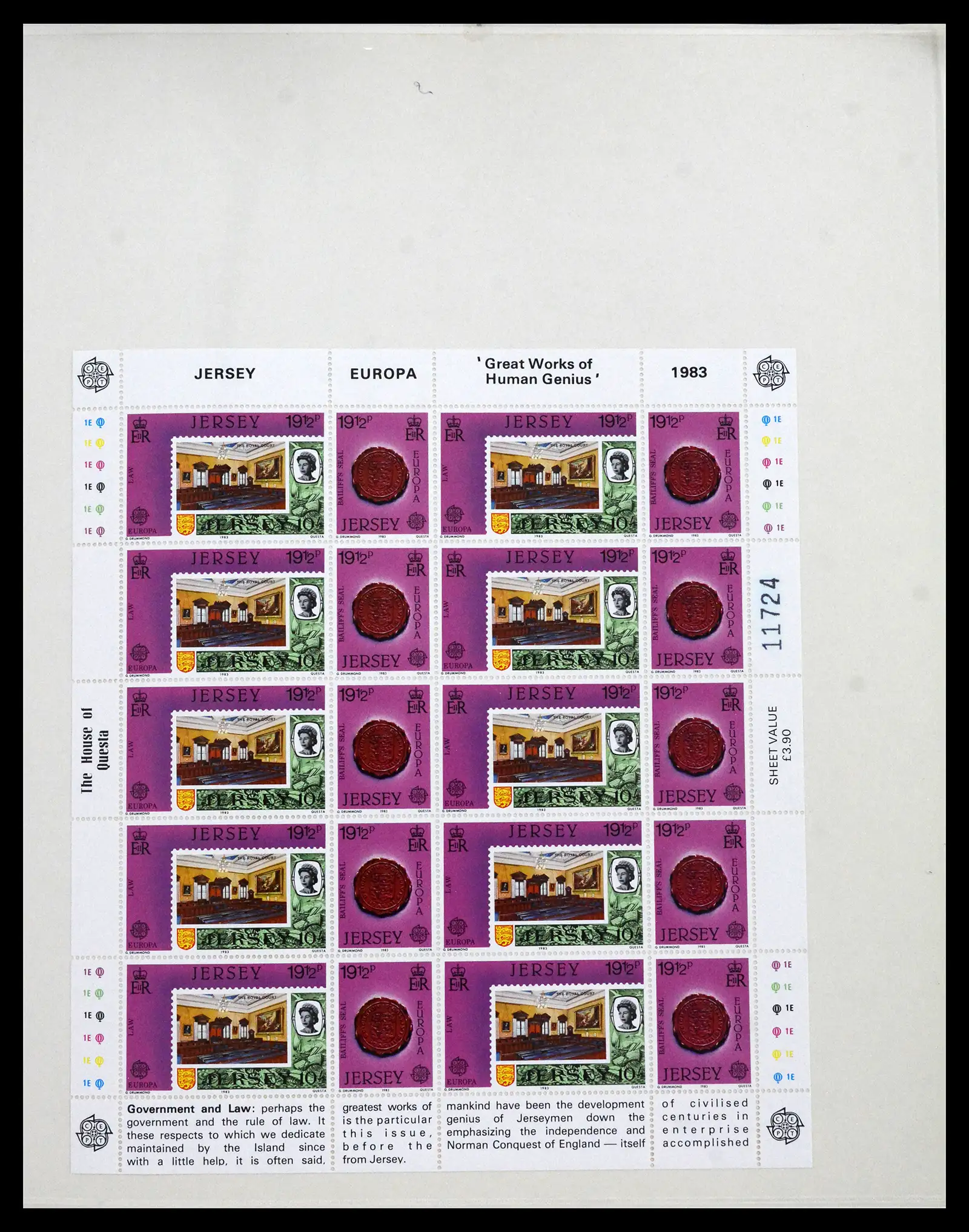 41668 0038 - Stamp collection 41668 Jersey 1969-2005.