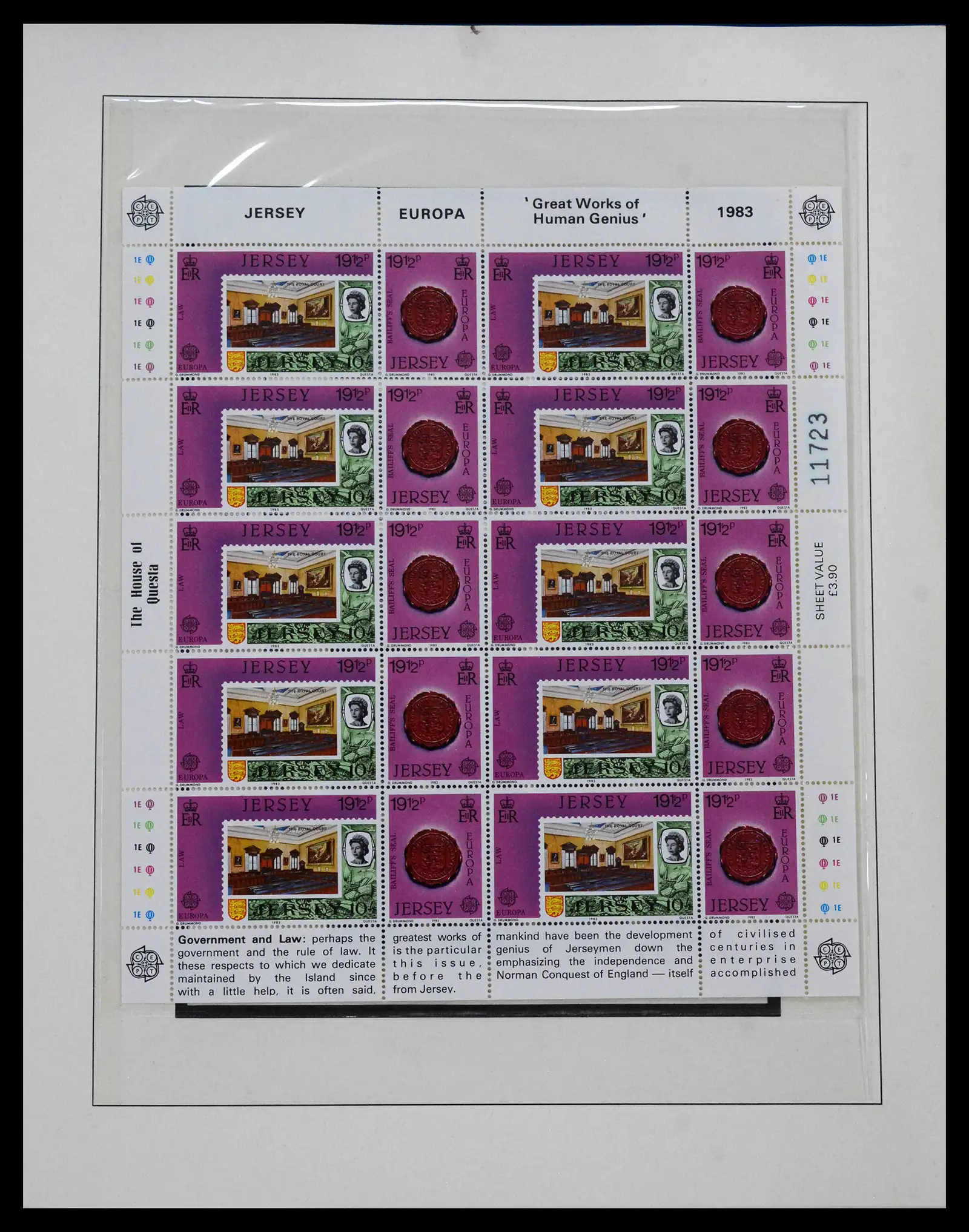 41668 0039 - Stamp collection 41668 Jersey 1969-2005.