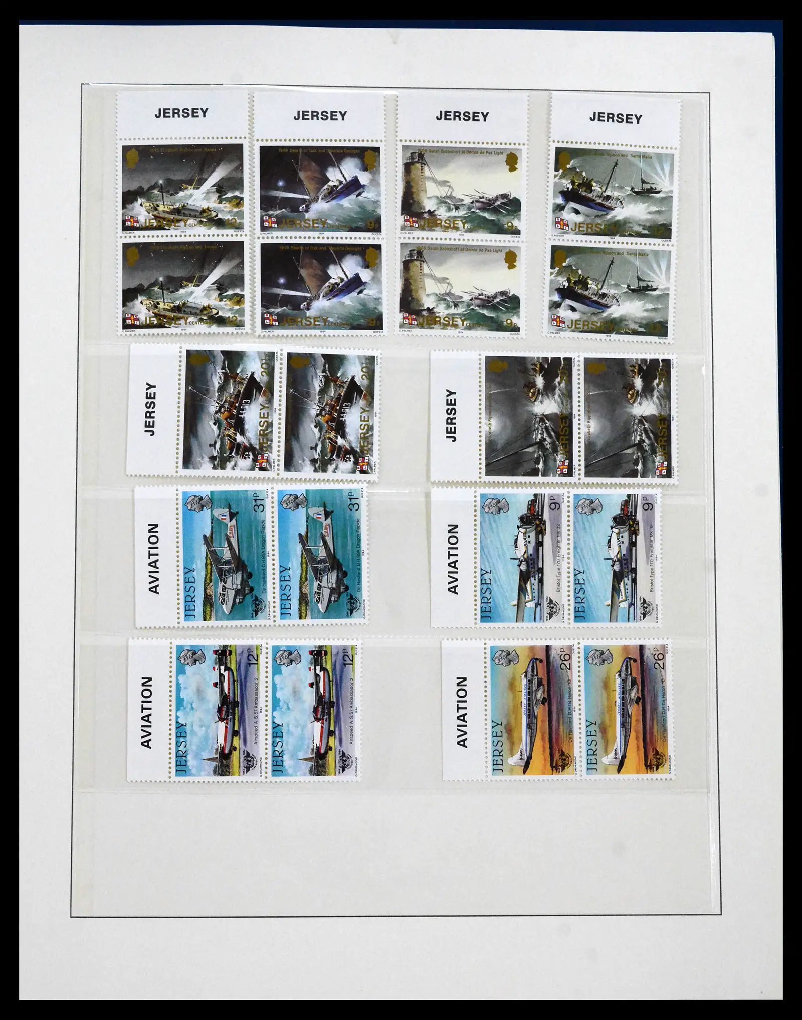 41668 0043 - Stamp collection 41668 Jersey 1969-2005.