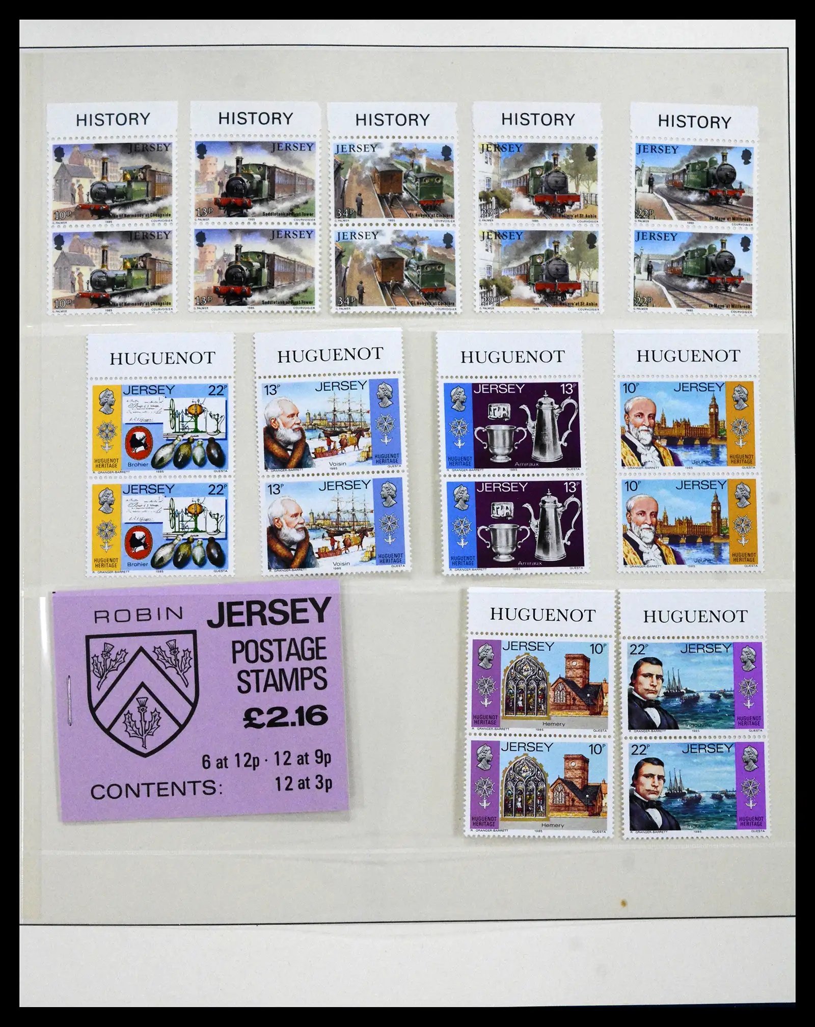 41668 0046 - Stamp collection 41668 Jersey 1969-2005.