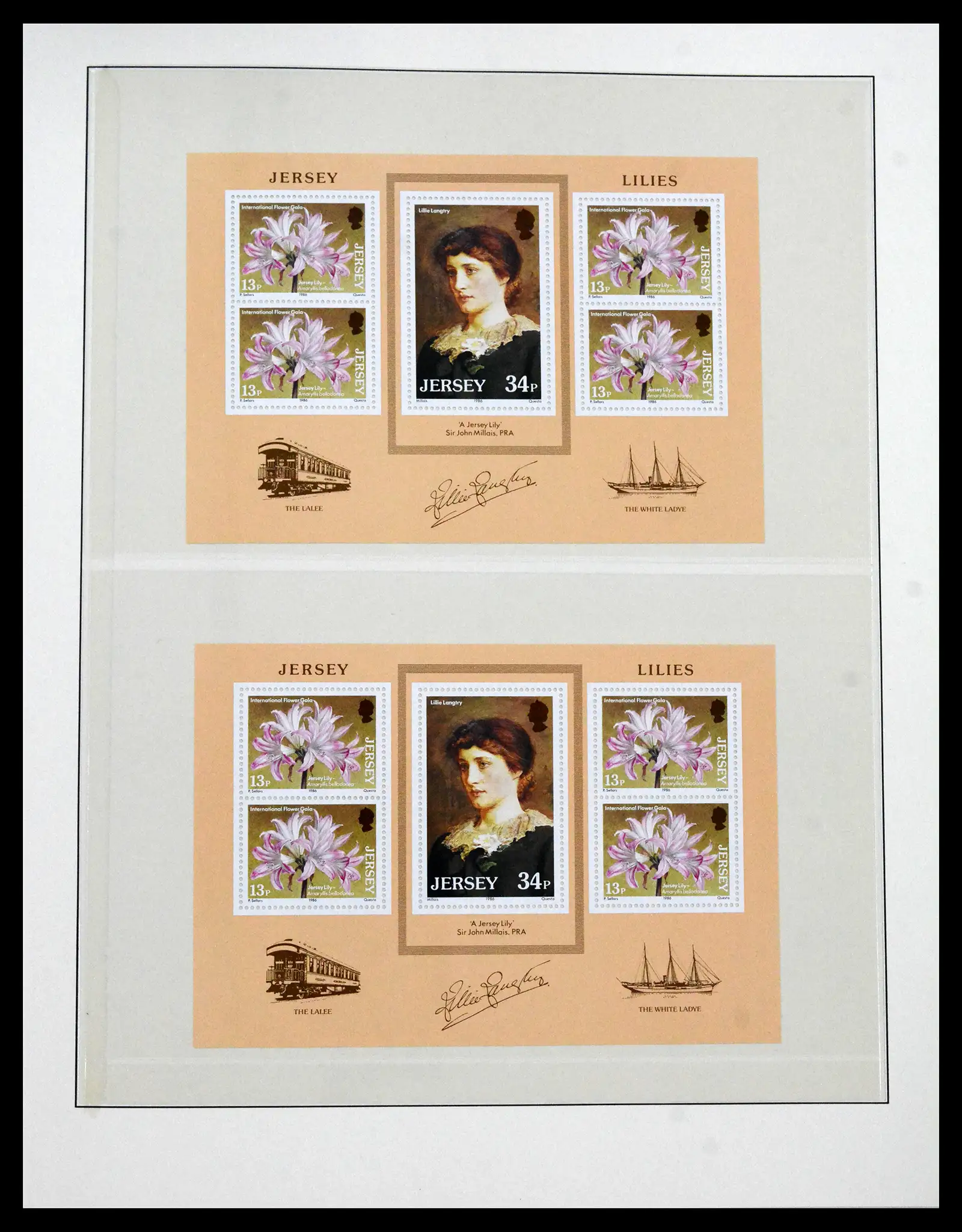 41668 0047 - Stamp collection 41668 Jersey 1969-2005.