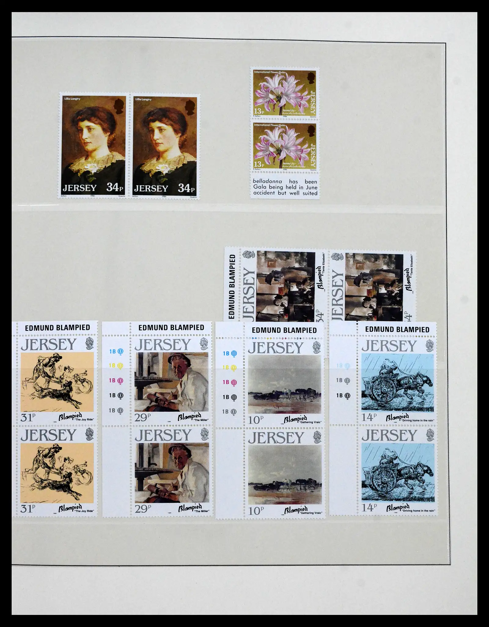 41668 0048 - Stamp collection 41668 Jersey 1969-2005.