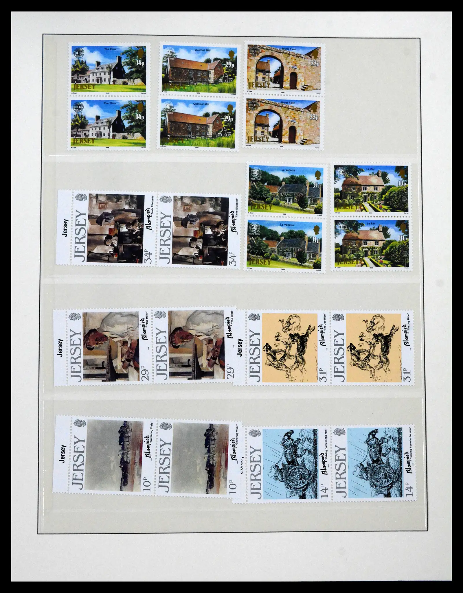 41668 0049 - Stamp collection 41668 Jersey 1969-2005.