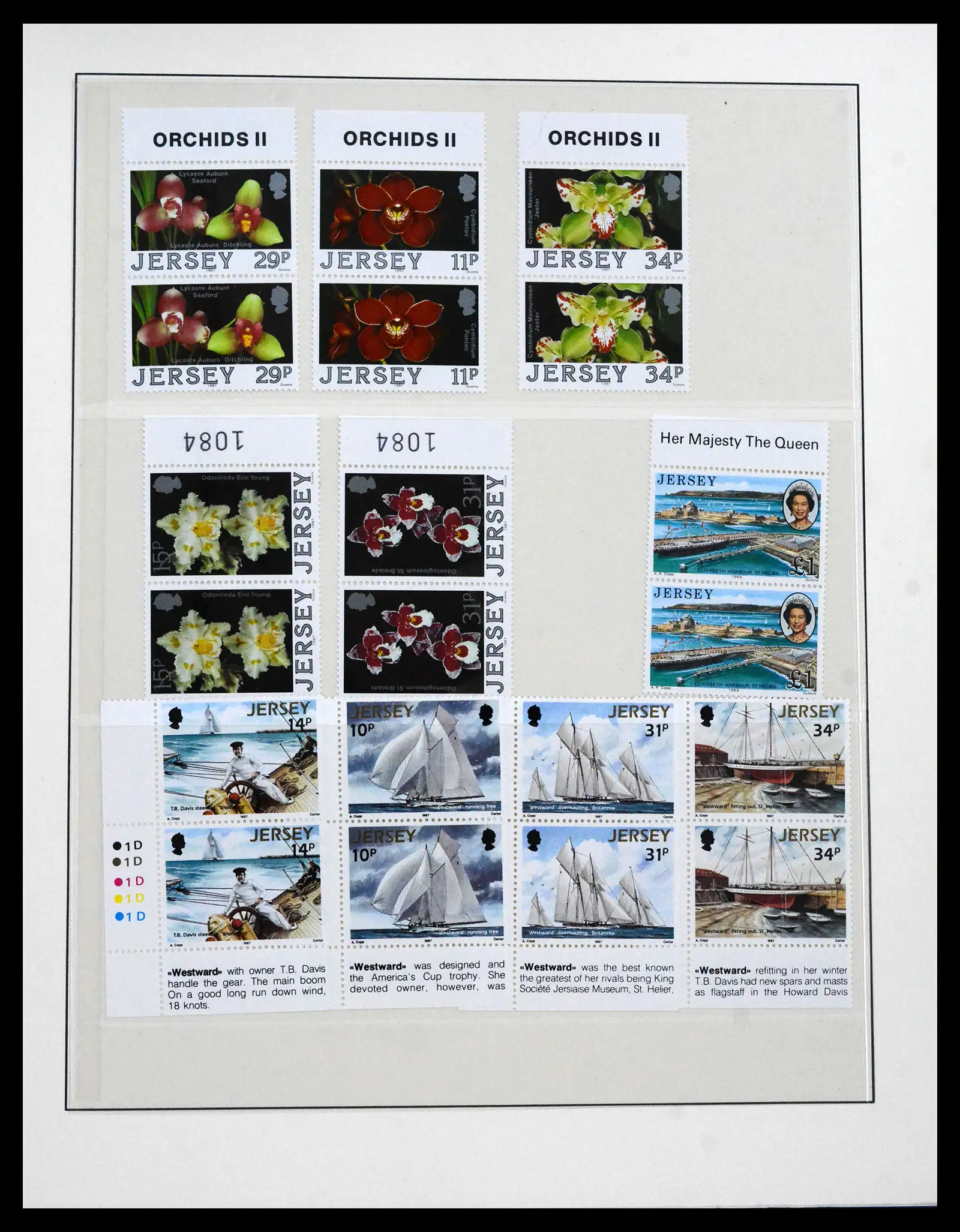 41668 0051 - Stamp collection 41668 Jersey 1969-2005.