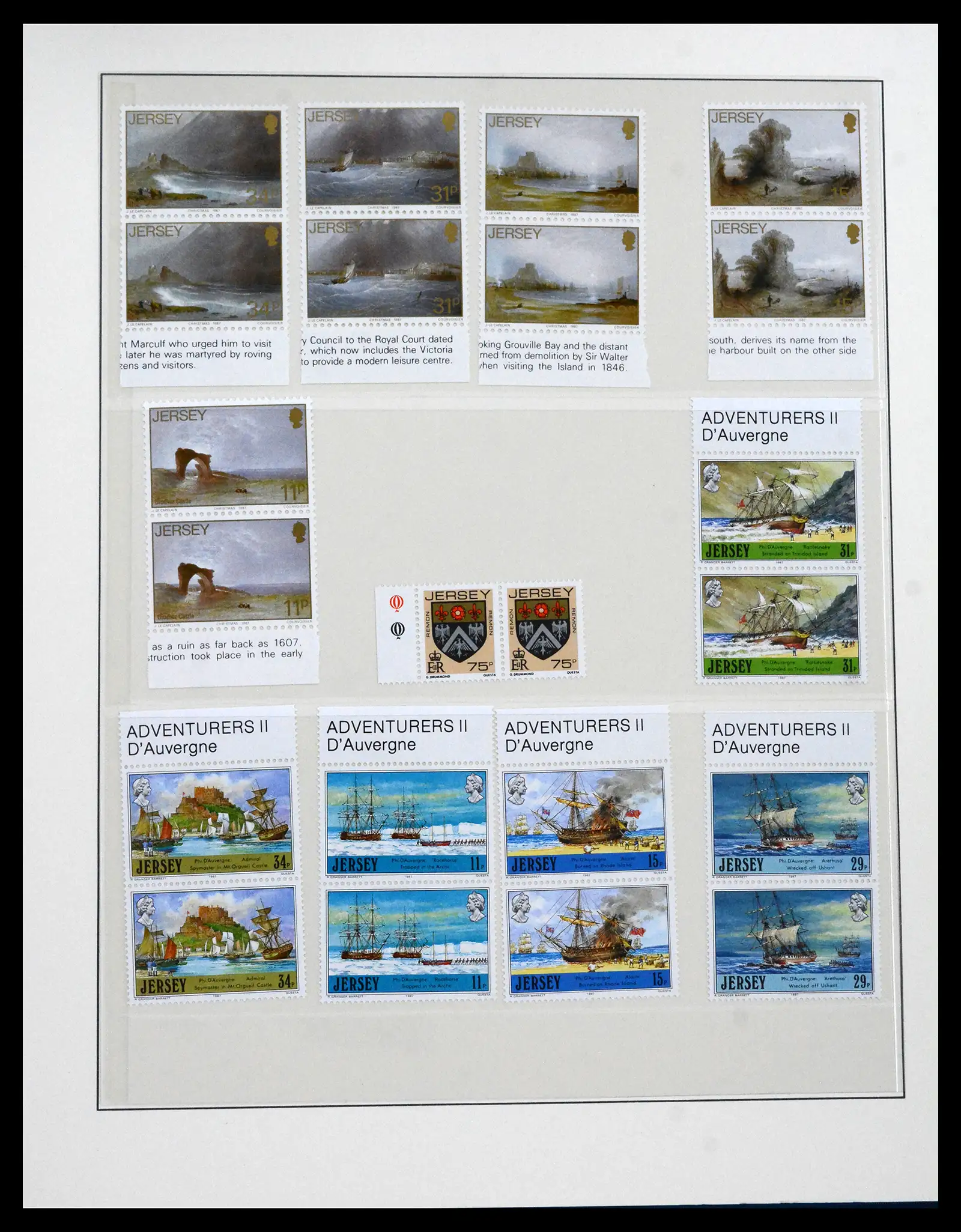 41668 0053 - Stamp collection 41668 Jersey 1969-2005.