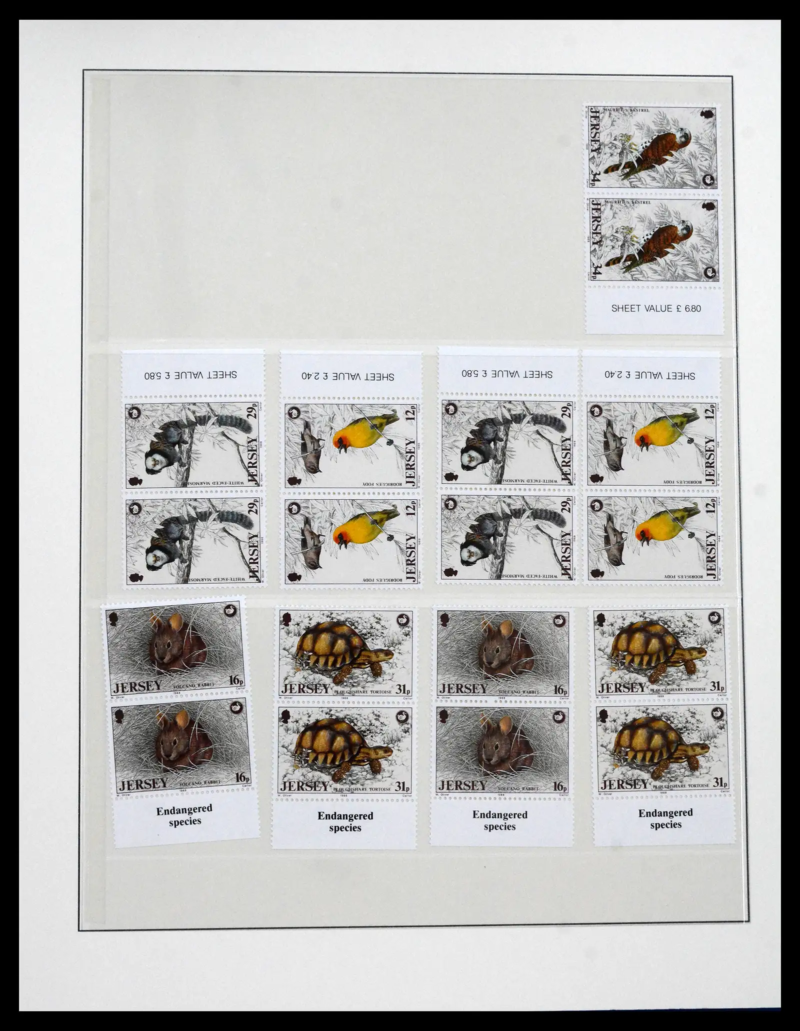 41668 0055 - Stamp collection 41668 Jersey 1969-2005.