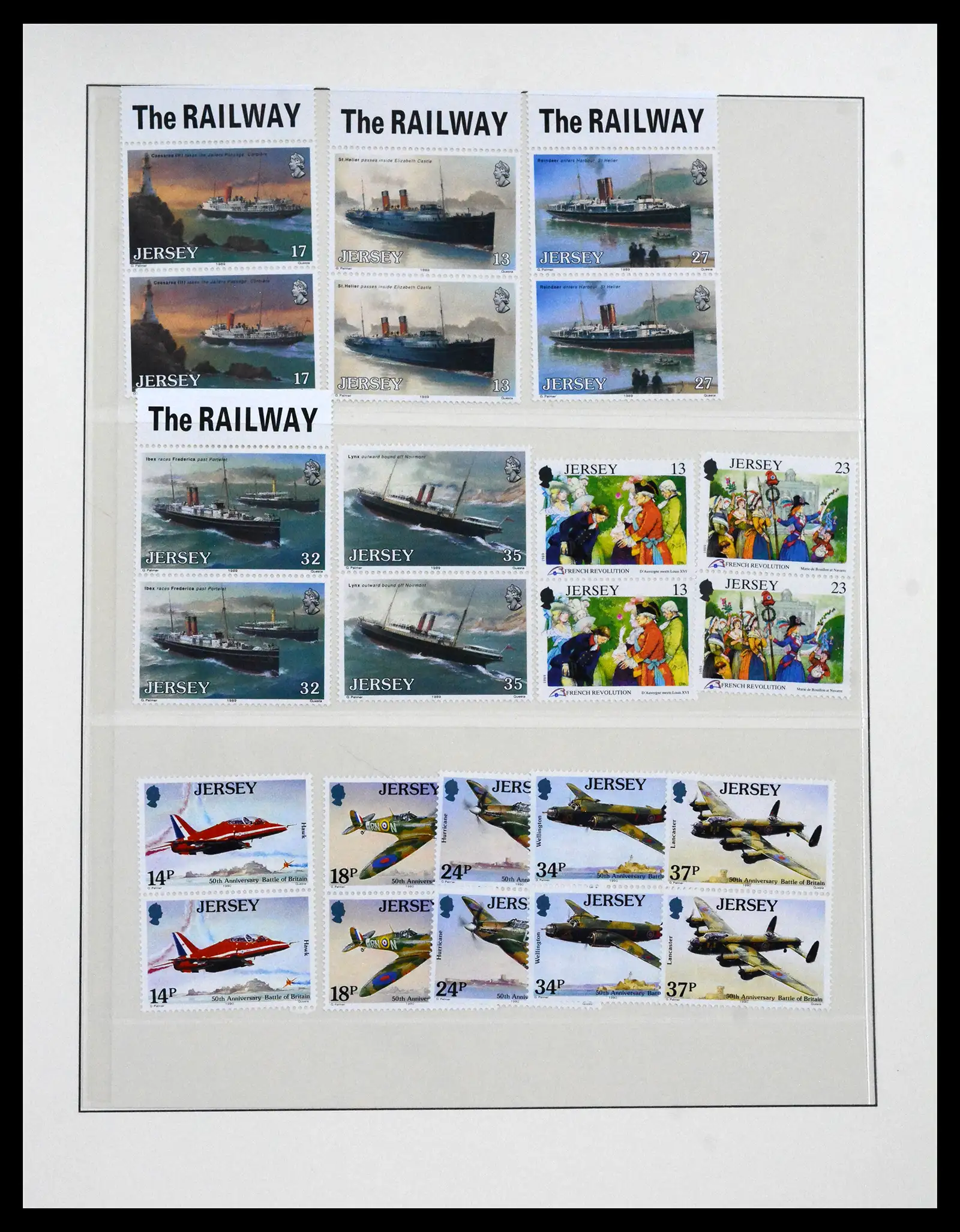 41668 0061 - Stamp collection 41668 Jersey 1969-2005.