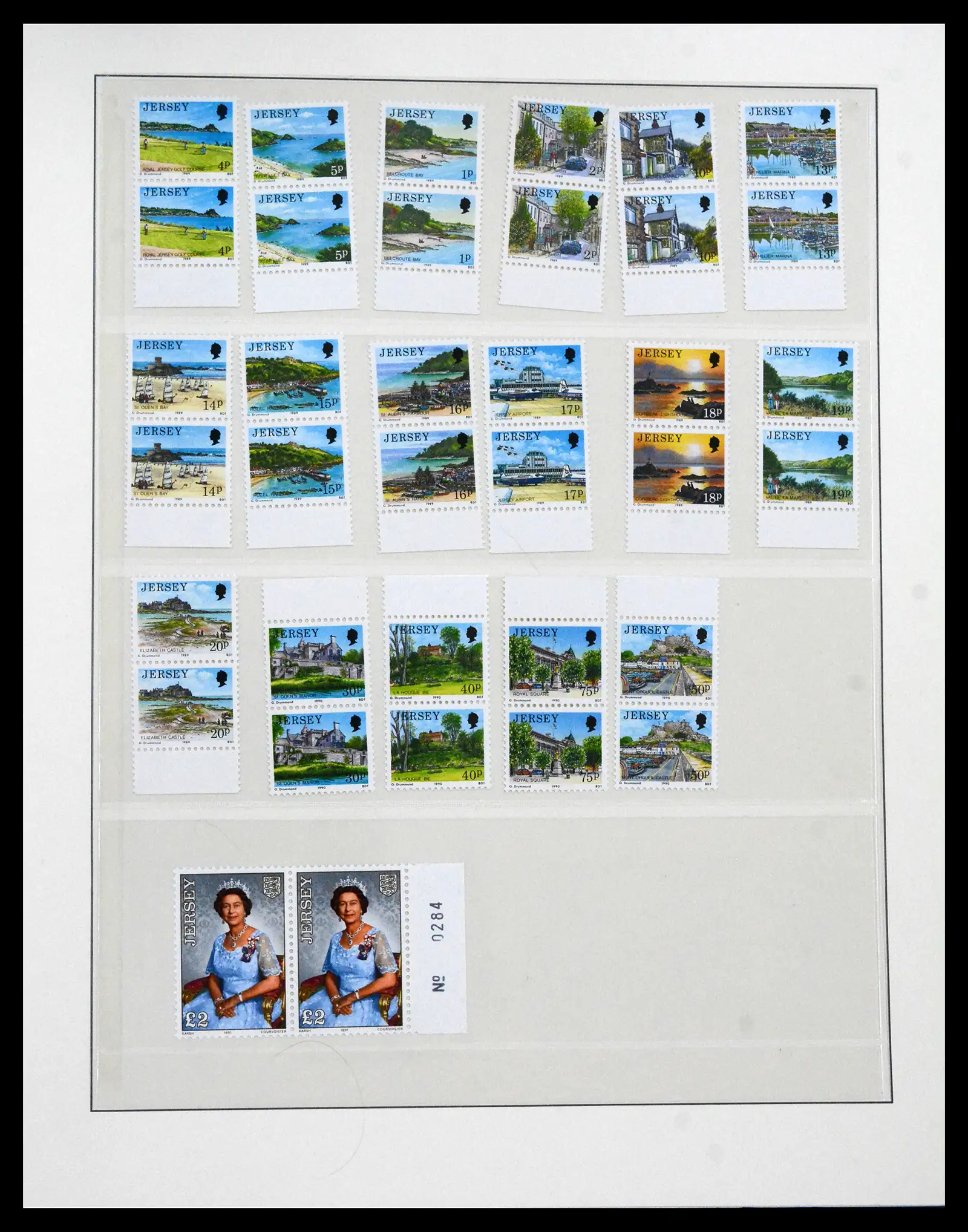 41668 0063 - Stamp collection 41668 Jersey 1969-2005.
