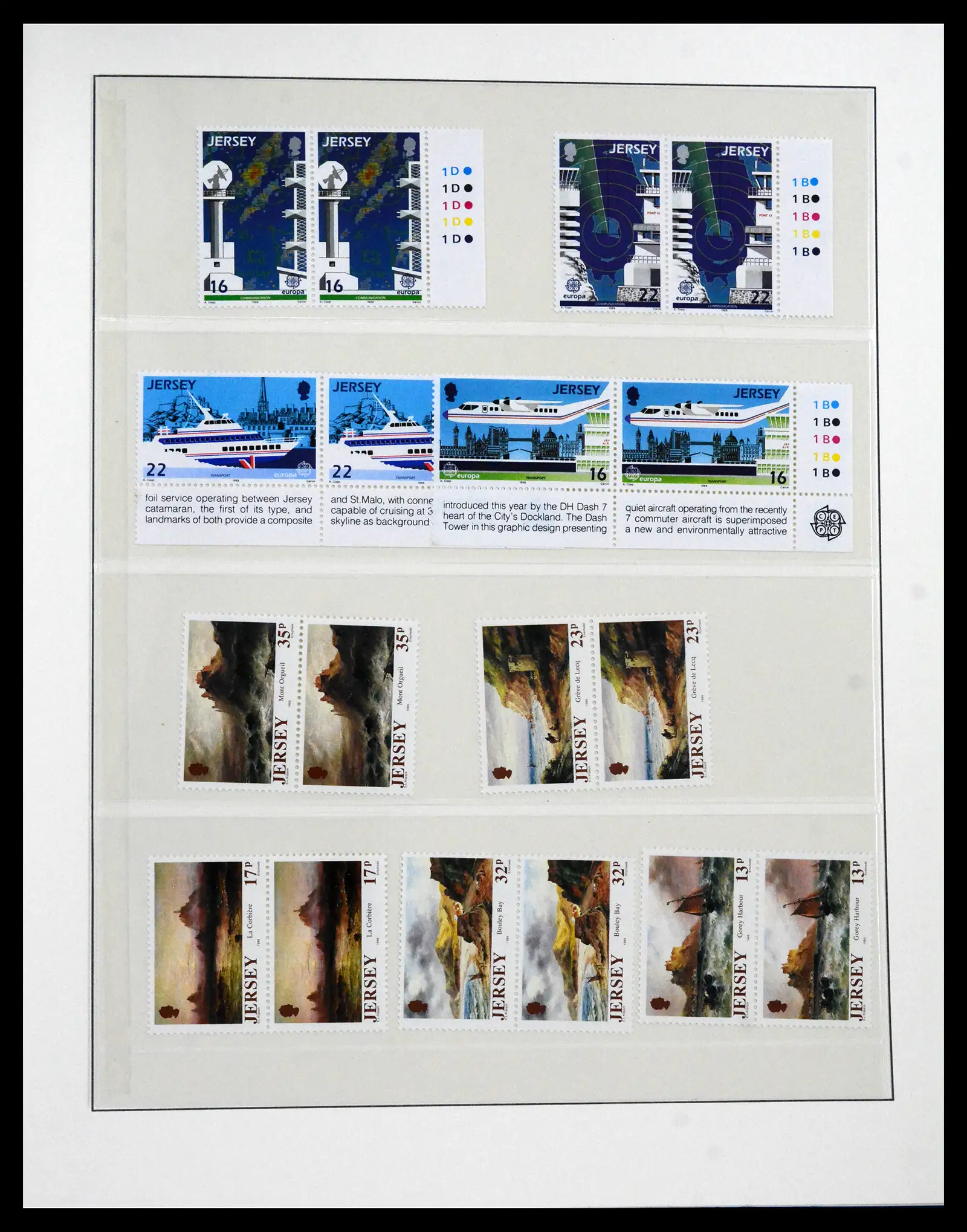 41668 0064 - Stamp collection 41668 Jersey 1969-2005.