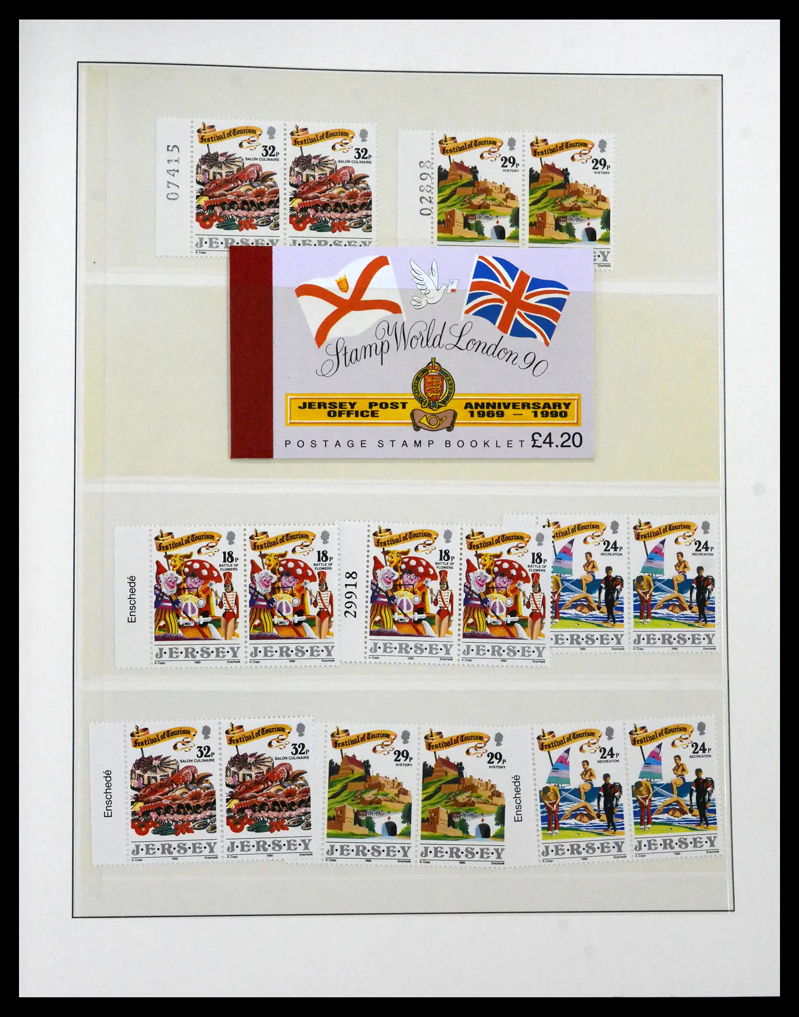 41668 0065 - Stamp collection 41668 Jersey 1969-2005.