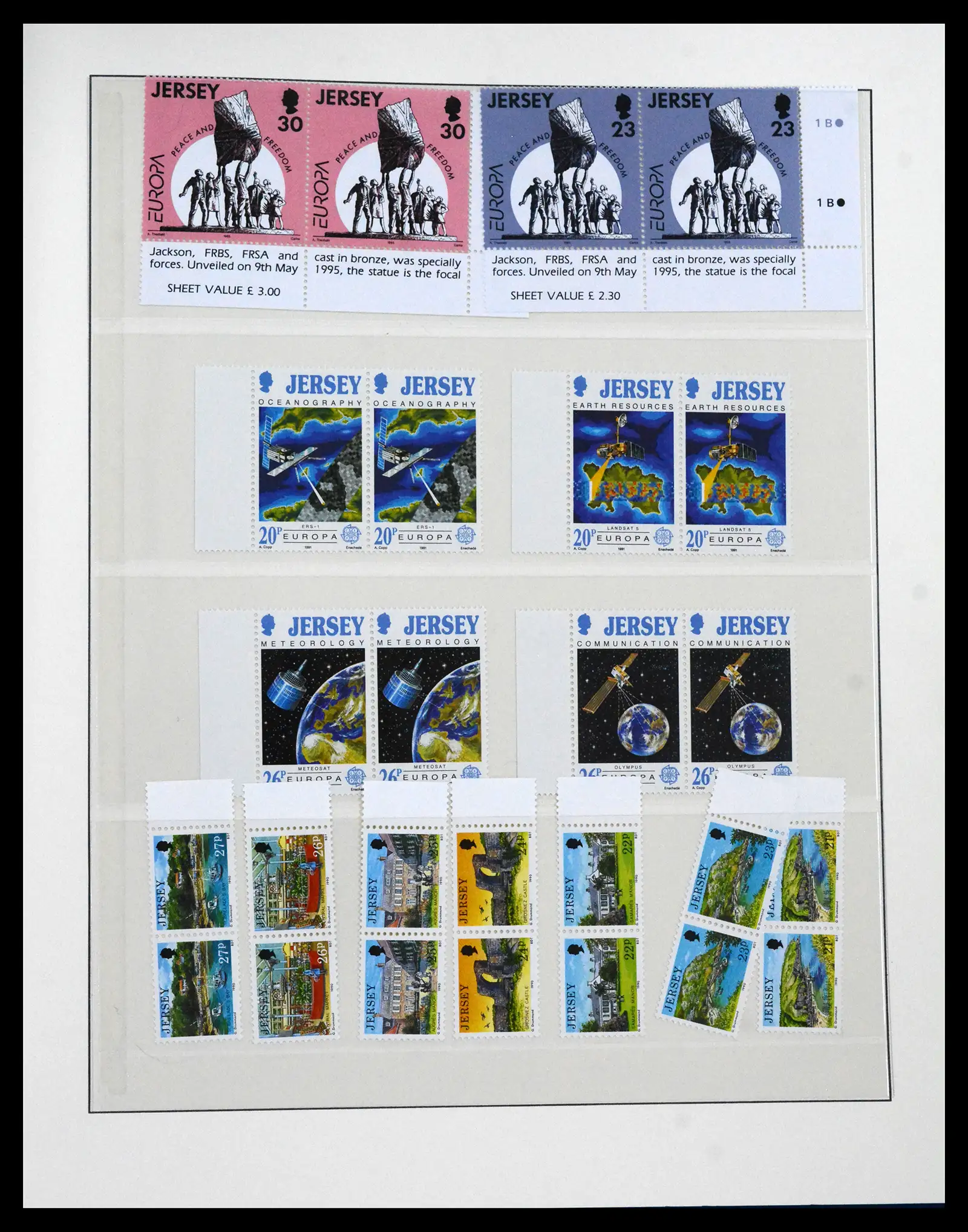 41668 0066 - Stamp collection 41668 Jersey 1969-2005.