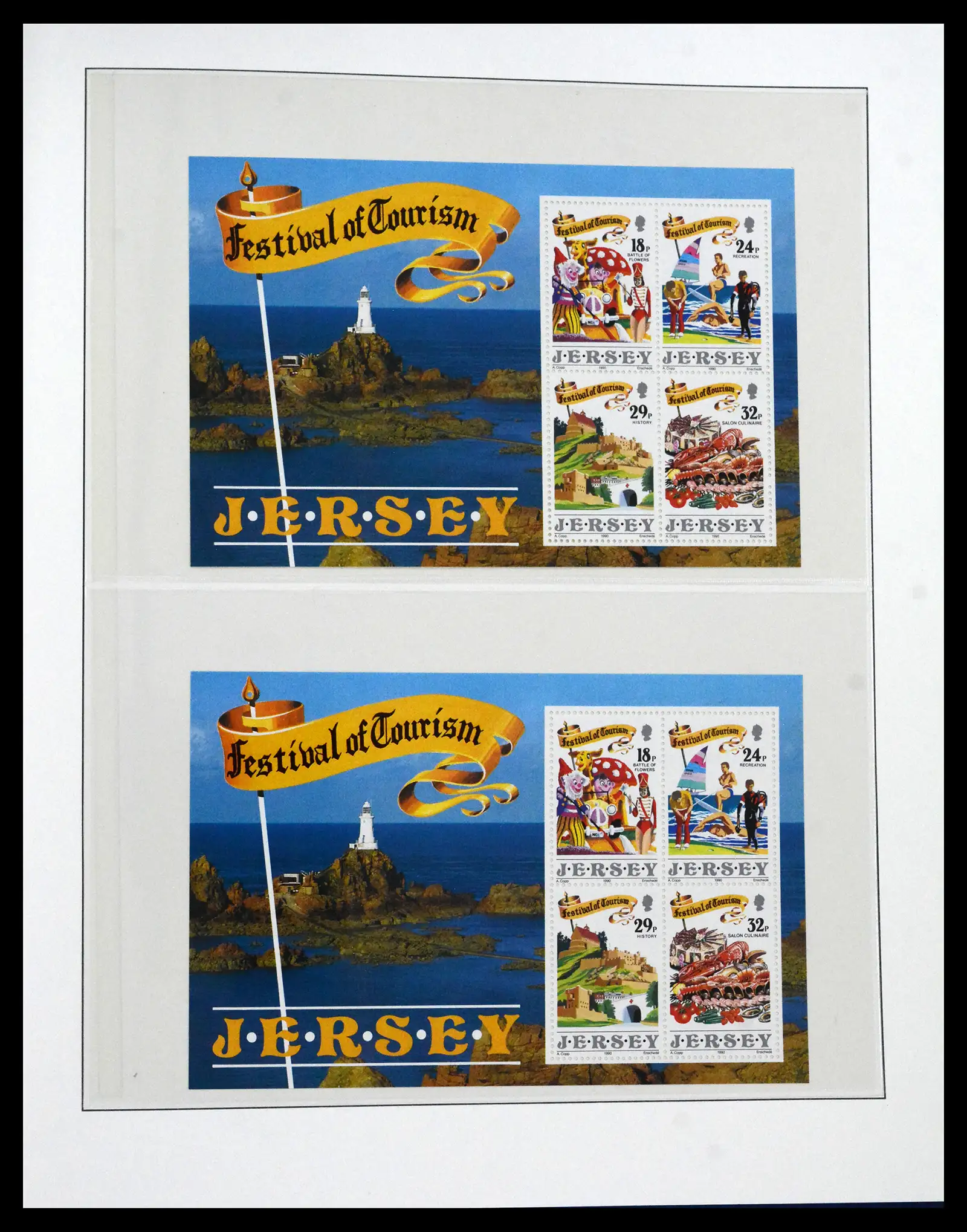 41668 0067 - Stamp collection 41668 Jersey 1969-2005.