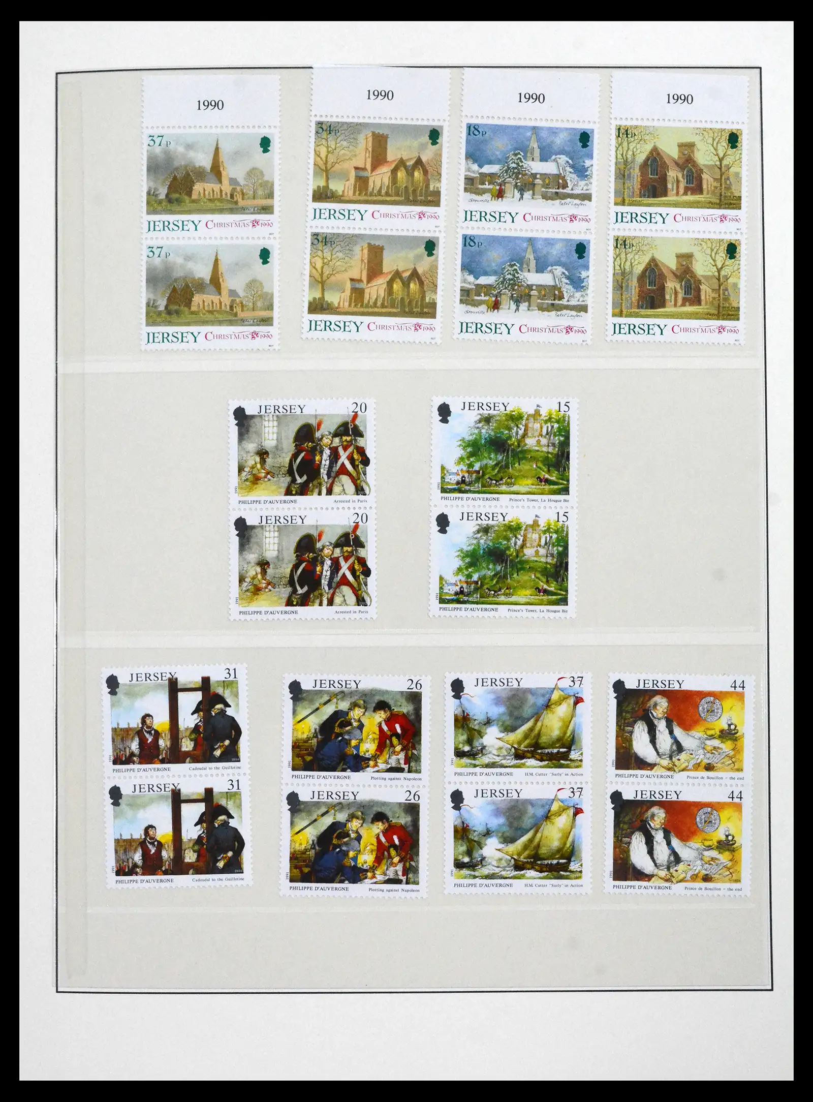 41668 0071 - Stamp collection 41668 Jersey 1969-2005.
