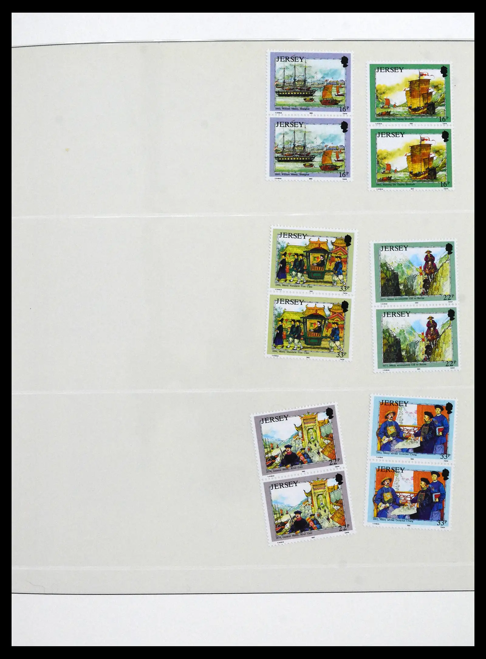 41668 0072 - Stamp collection 41668 Jersey 1969-2005.