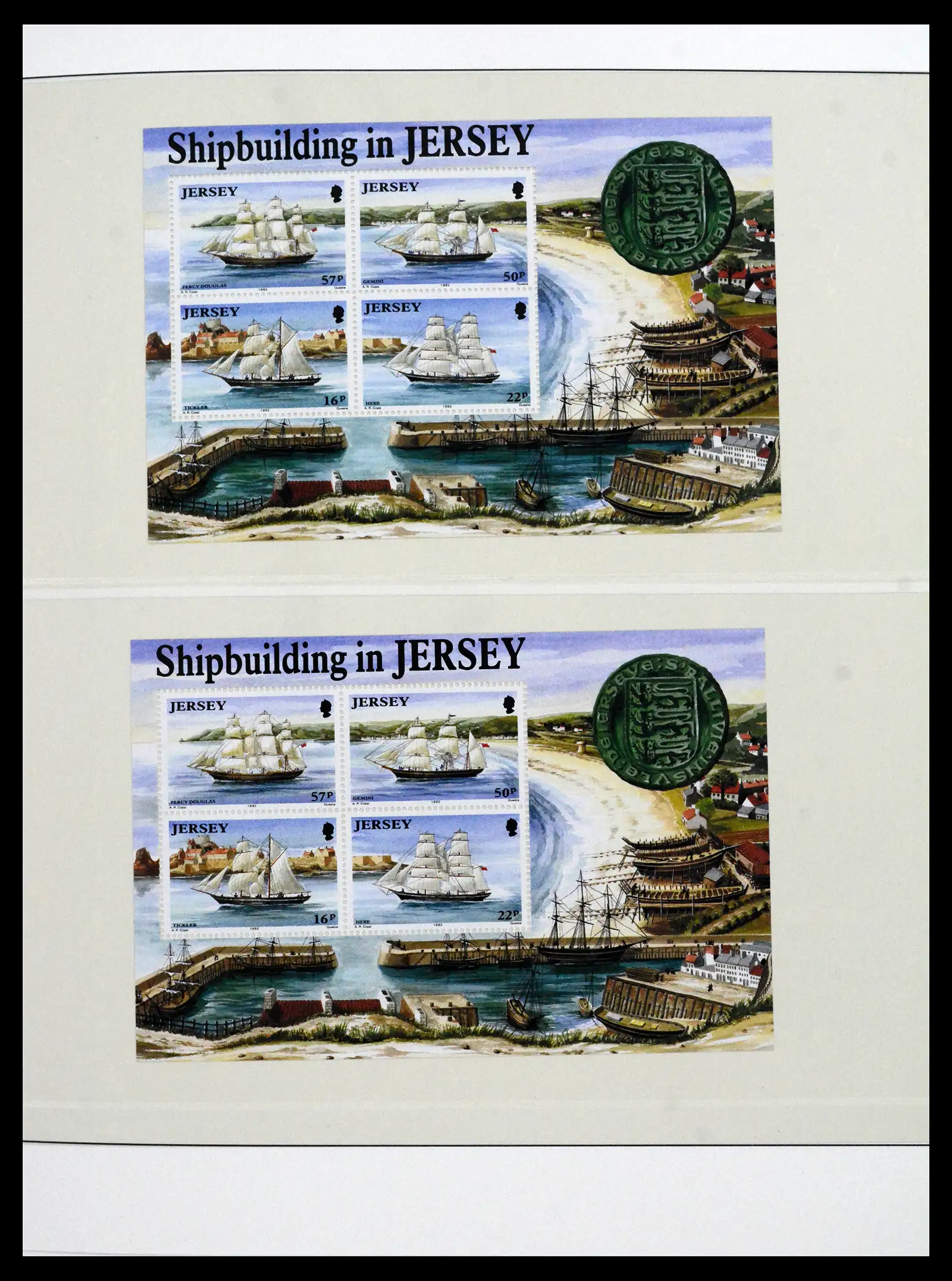 41668 0075 - Stamp collection 41668 Jersey 1969-2005.