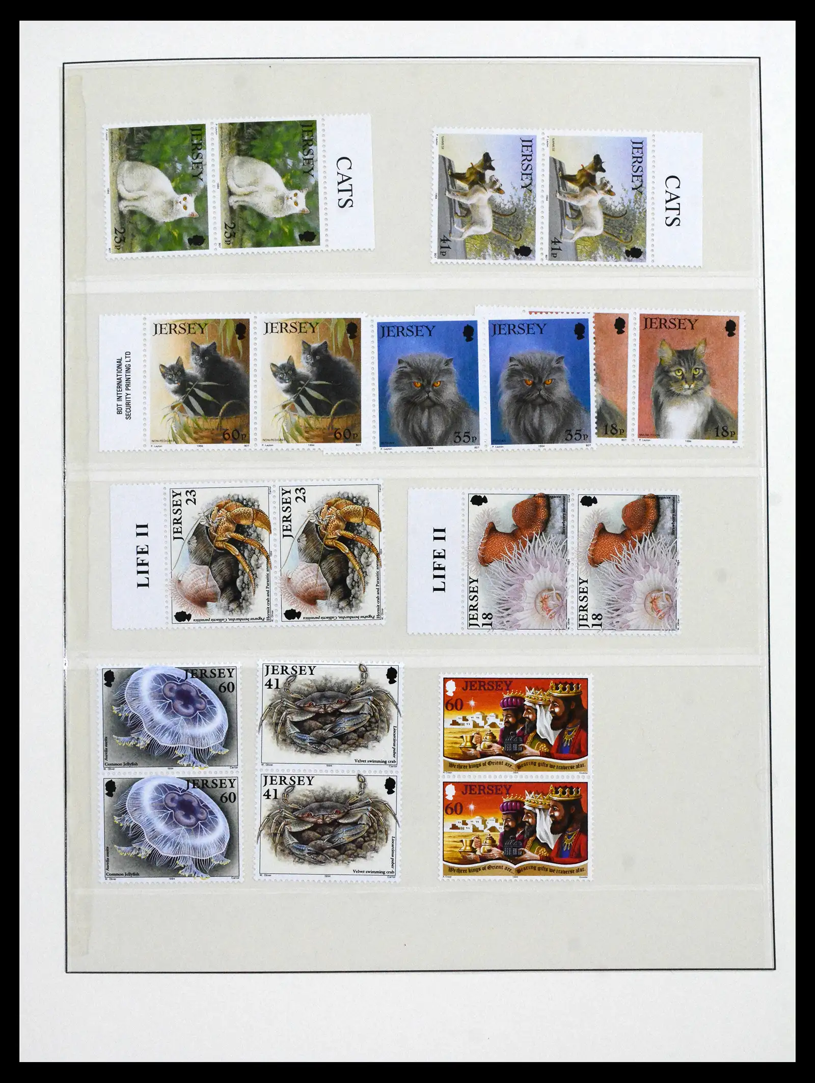 41668 0082 - Stamp collection 41668 Jersey 1969-2005.